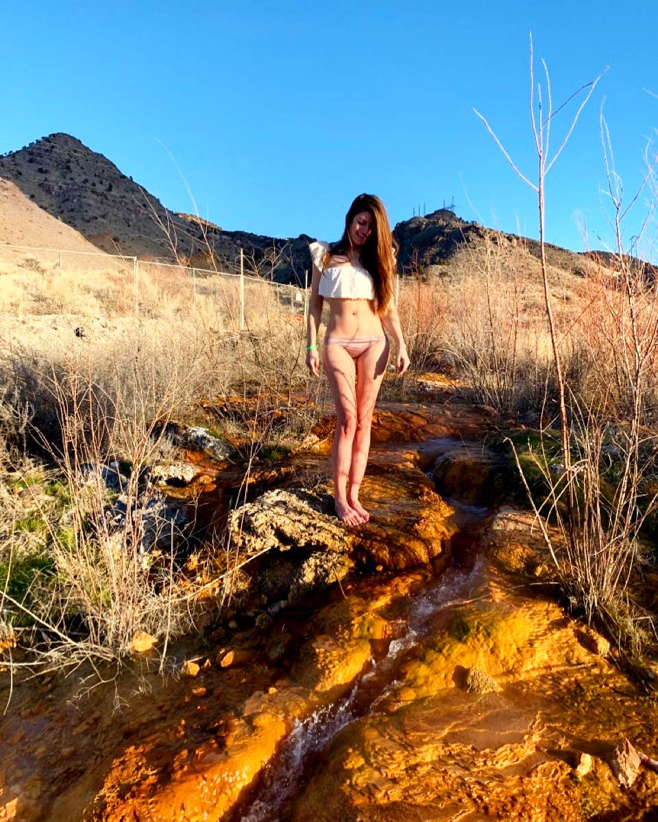 Camper-submitted photo at Mystic Hot Springs near Fayette, UT