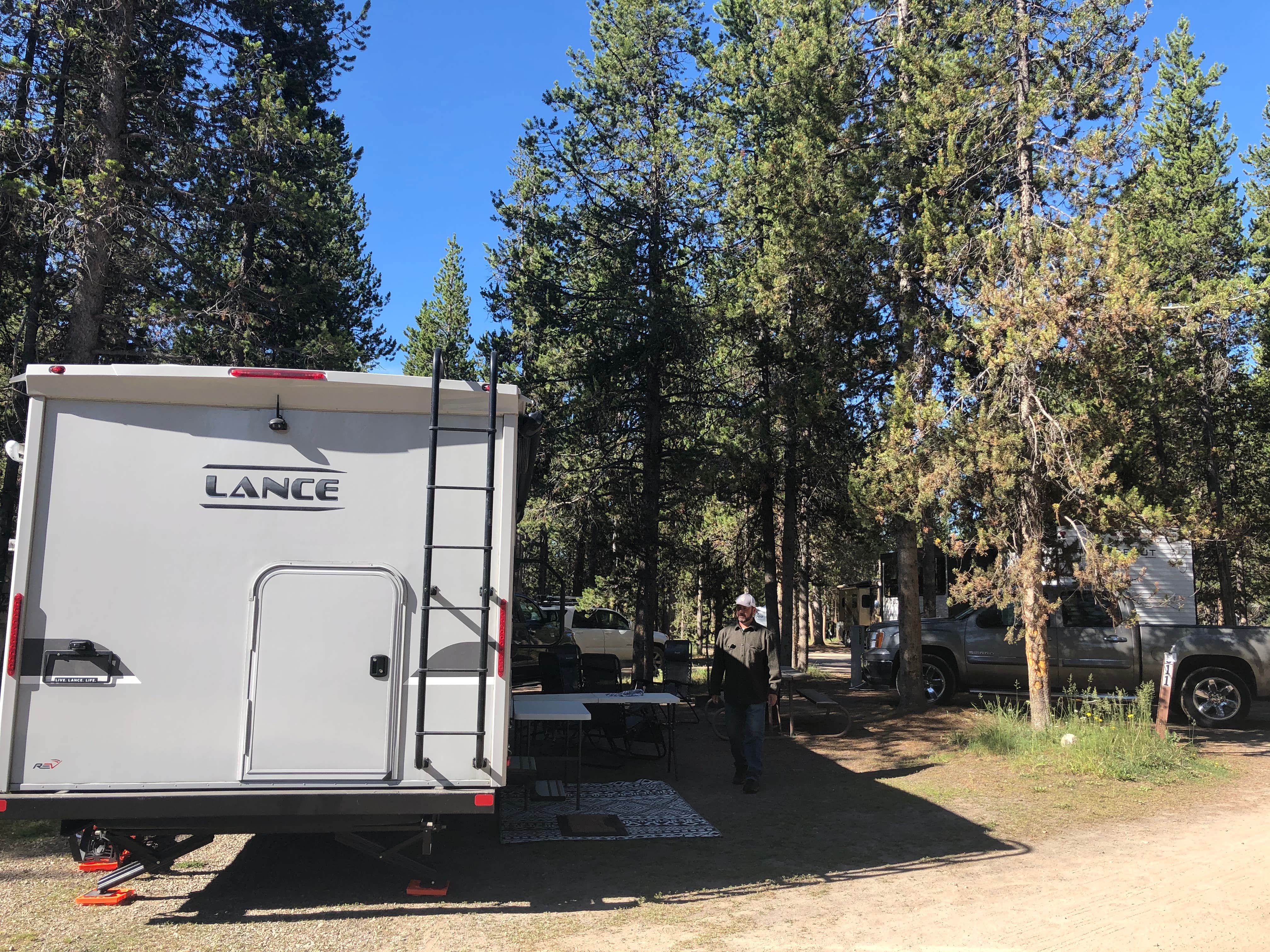 Layla D.'s photo of rv camping at Headwaters Campground at Flagg Ranch — John D. Rockefeller, Jr., Memorial Parkway near John D. Rockefeller Jr. Memorial Parkway