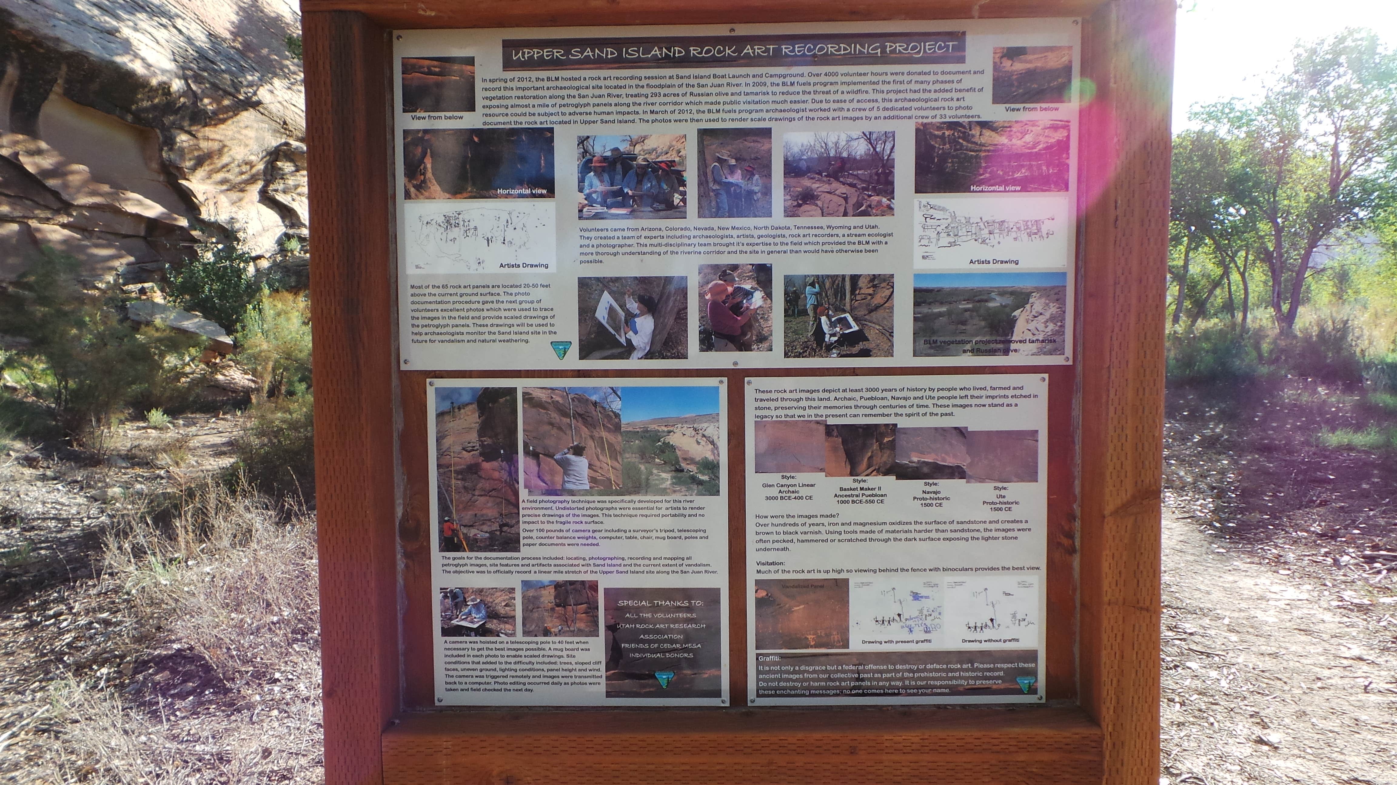 Camper-submitted photo at Sand Island Recreation Area — Bears Ears National Monument near Mexican Hat, UT