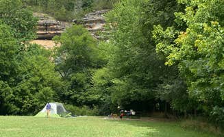 Samantha W.'s photo of tent camping at Steel Creek Campground — Buffalo National River near Compton, AR