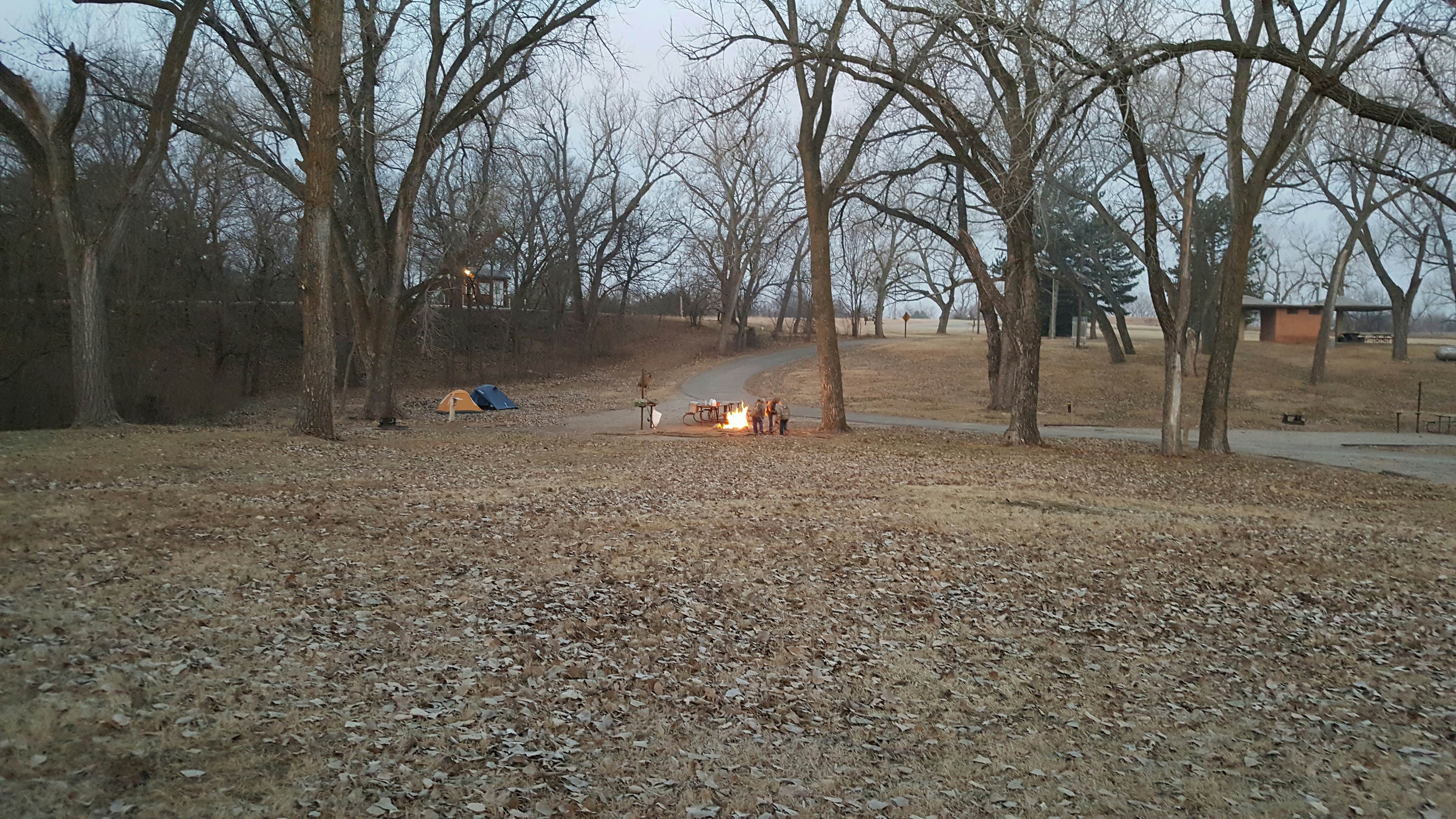 Camper-submitted photo at Cottonwood Campground — Kanopolis State Park near Marquette, KS