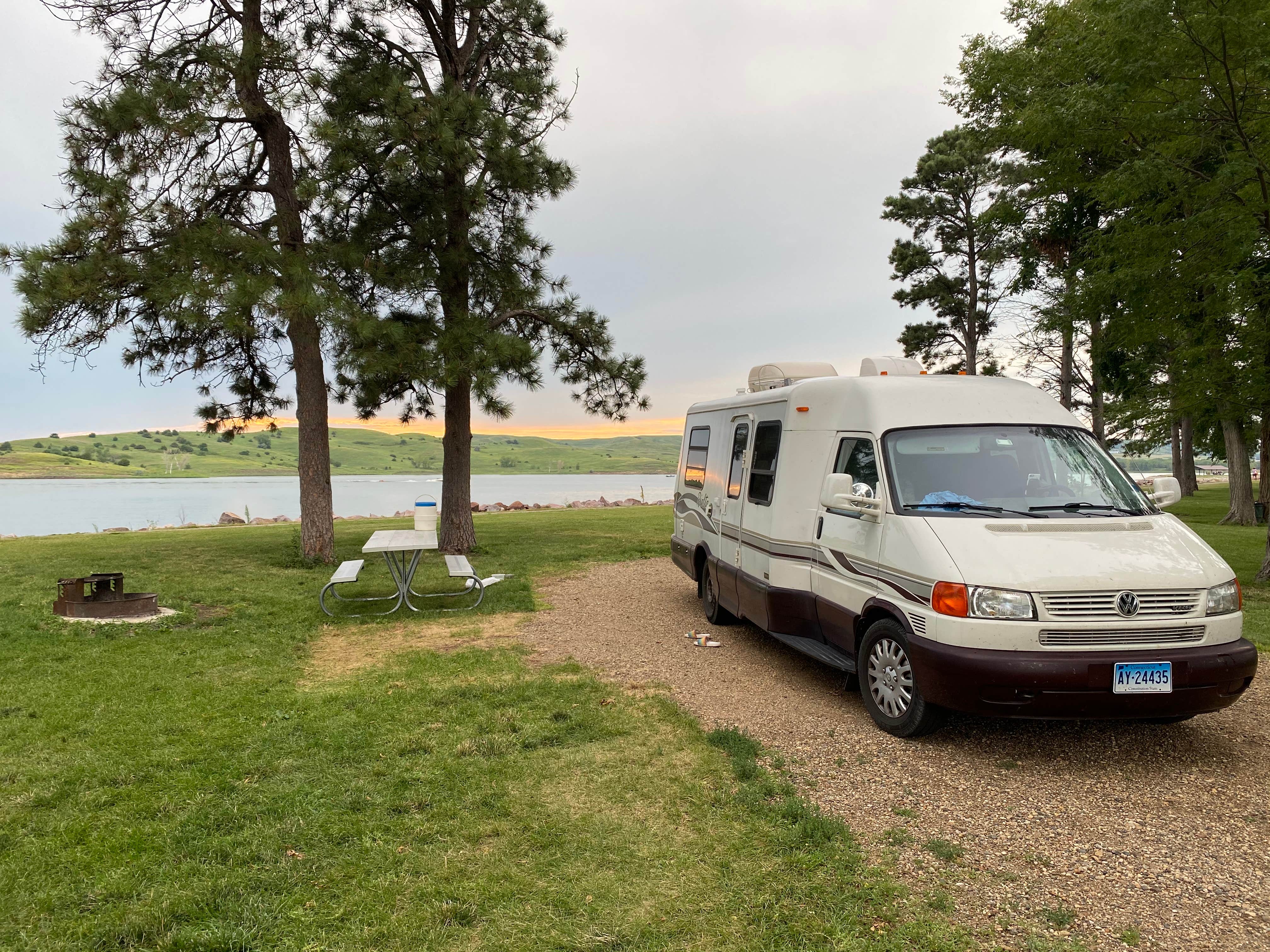 Sarah S.'s photo of rv camping at North Point Recreation Area near Platte, SD