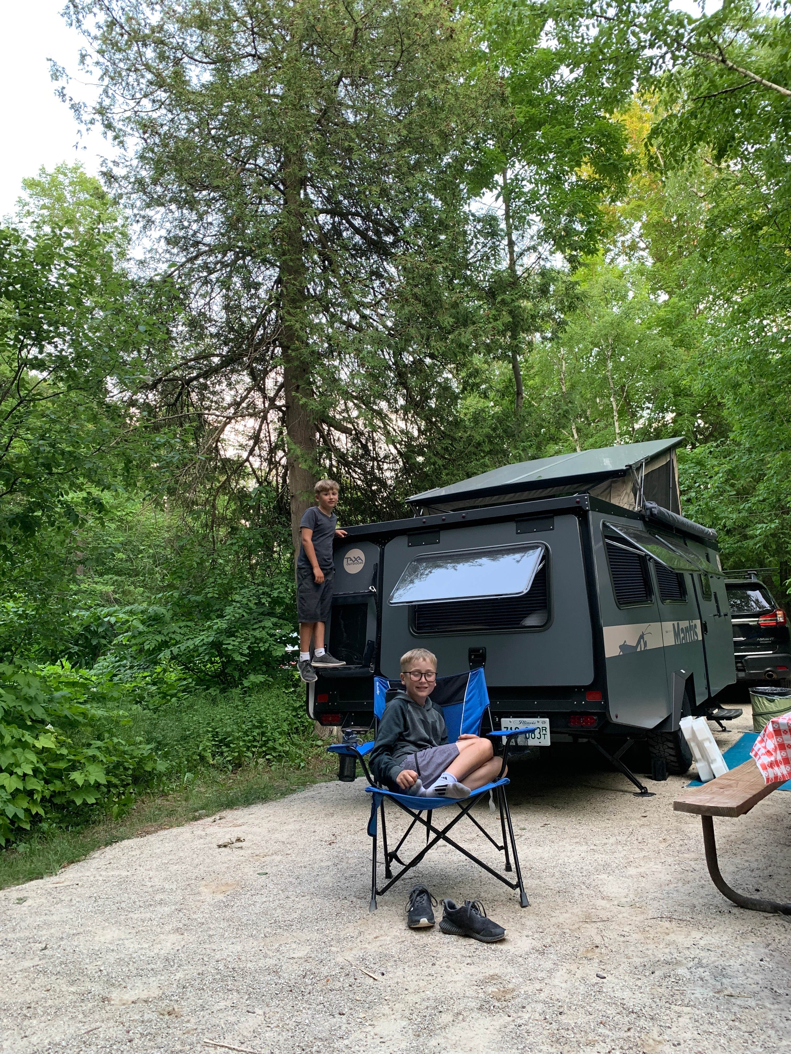 Kate N.'s photo at Weborg Point Campground — Peninsula State Park near Sister Bay, WI