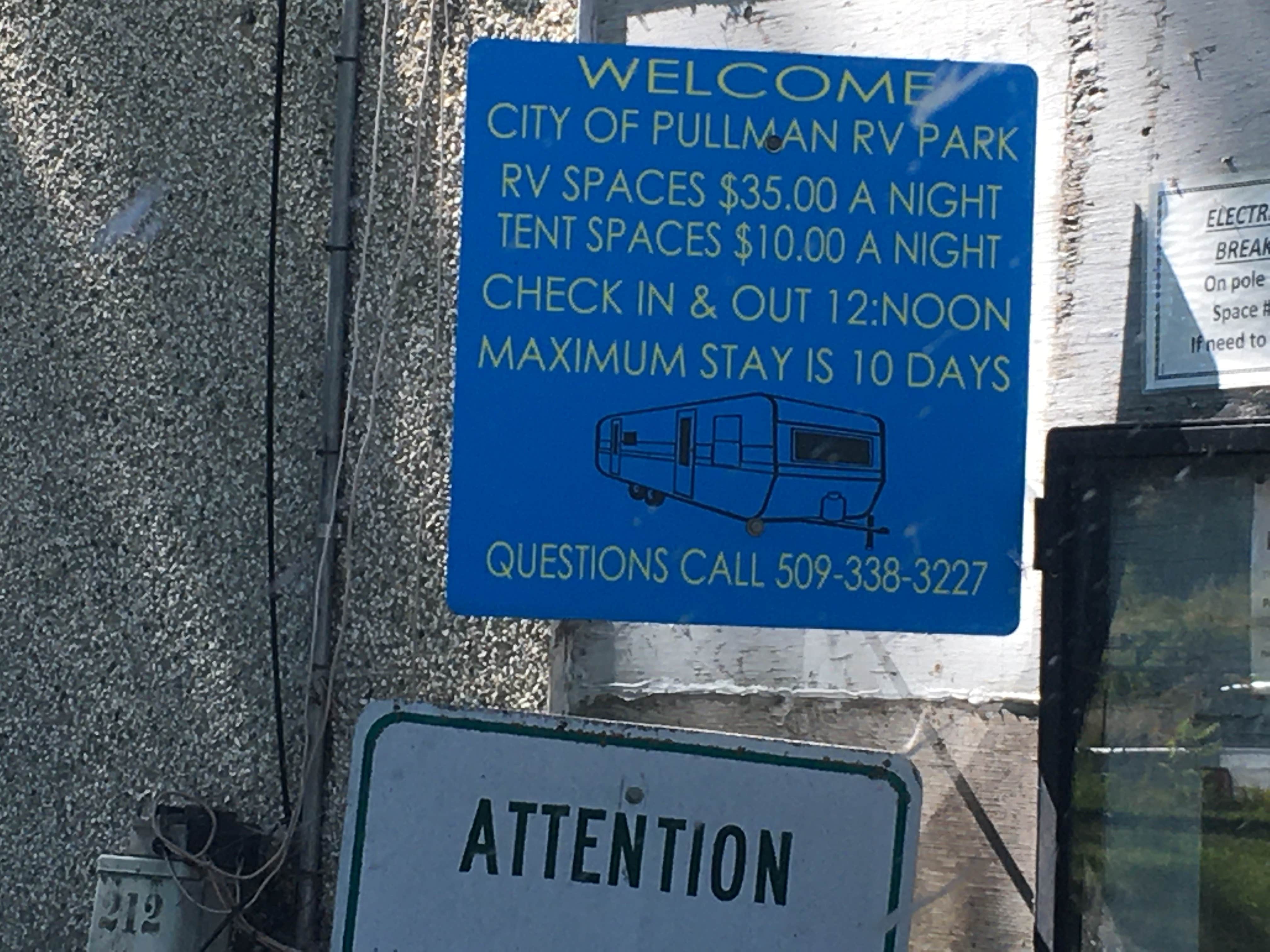 Camper-submitted photo at Pullman RV Park near Steptoe, WA