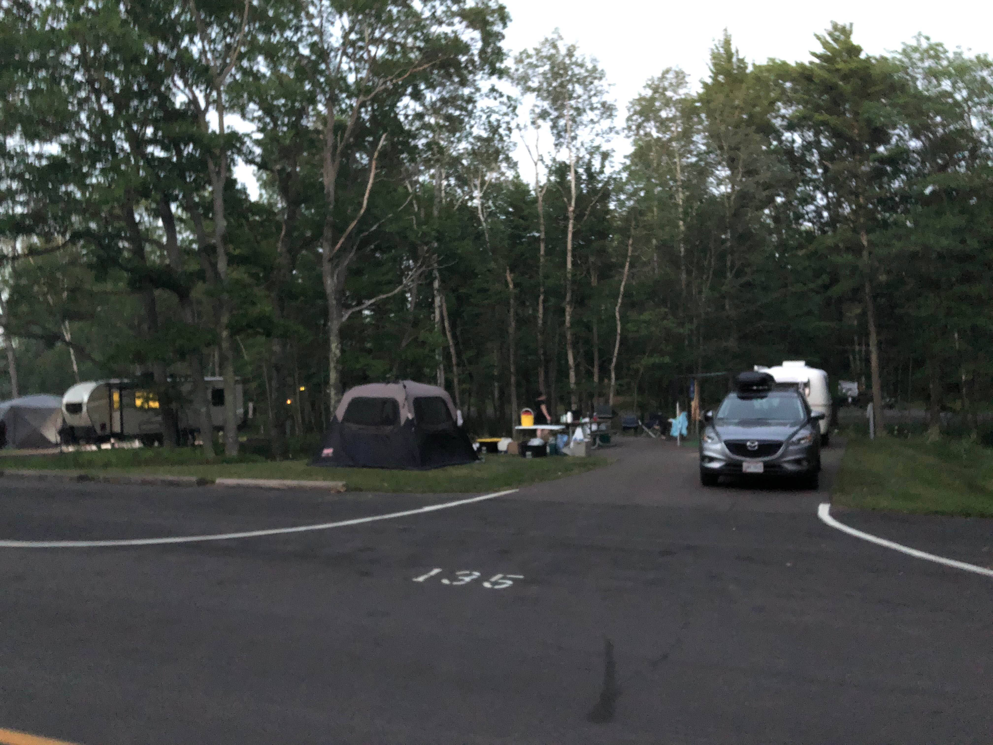 Richard E.'s photo of rv camping at McLain State Park Campground near Copper Harbor, MI