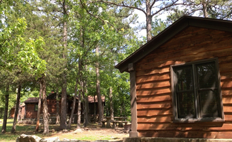 Crystal C.'s photo of a cabin at Robbers Cave State Park — Robbers Cave State Resort Park near Stidham, OK