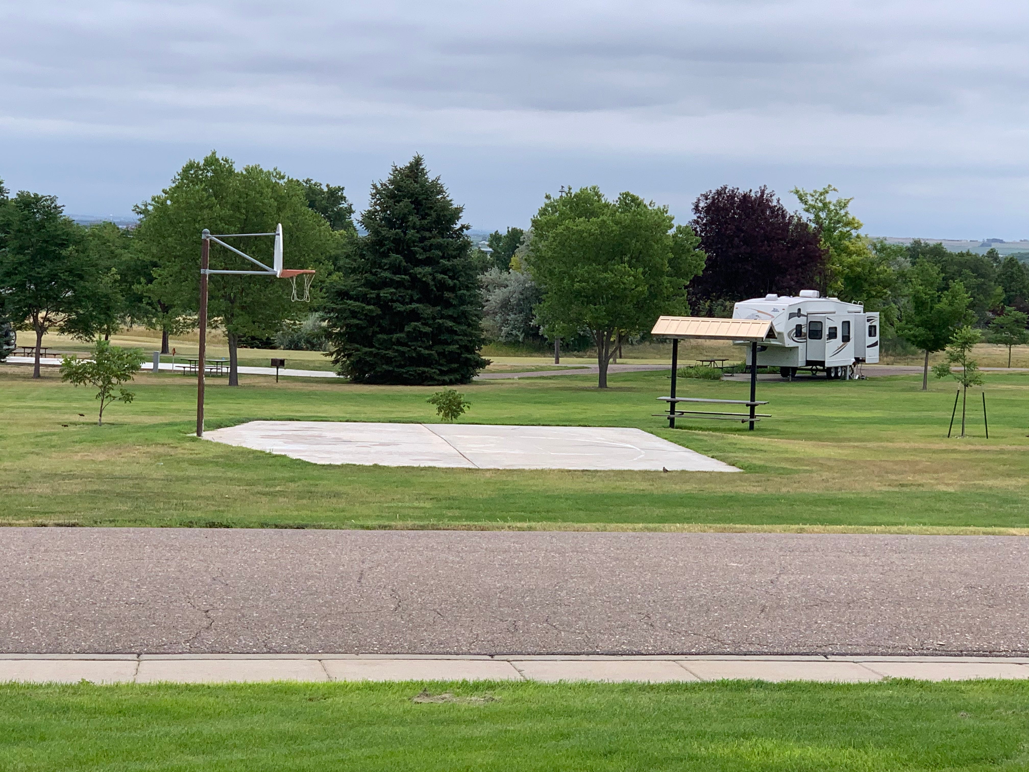 Small basketball court