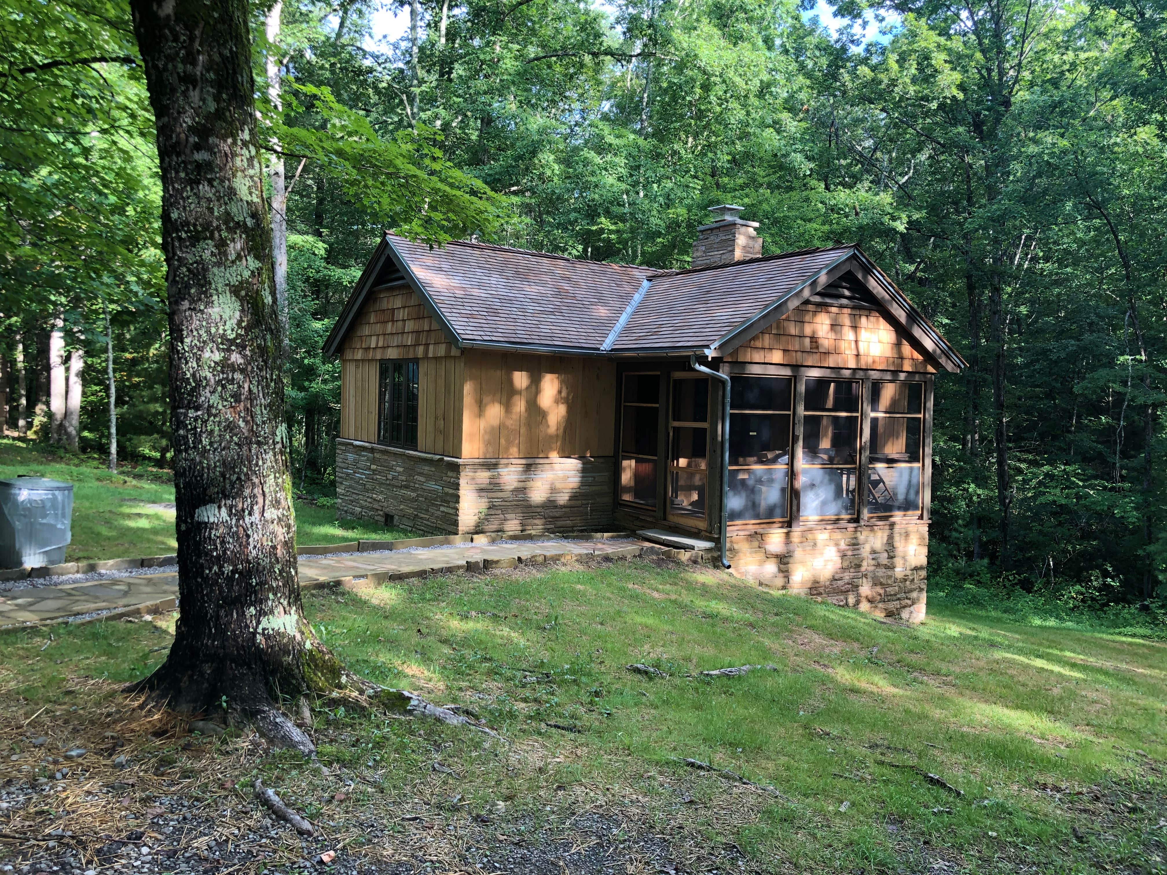 Lori H.'s photo of glamping accommodations at Cumberland Mountain State Park Campground near Allons, TN