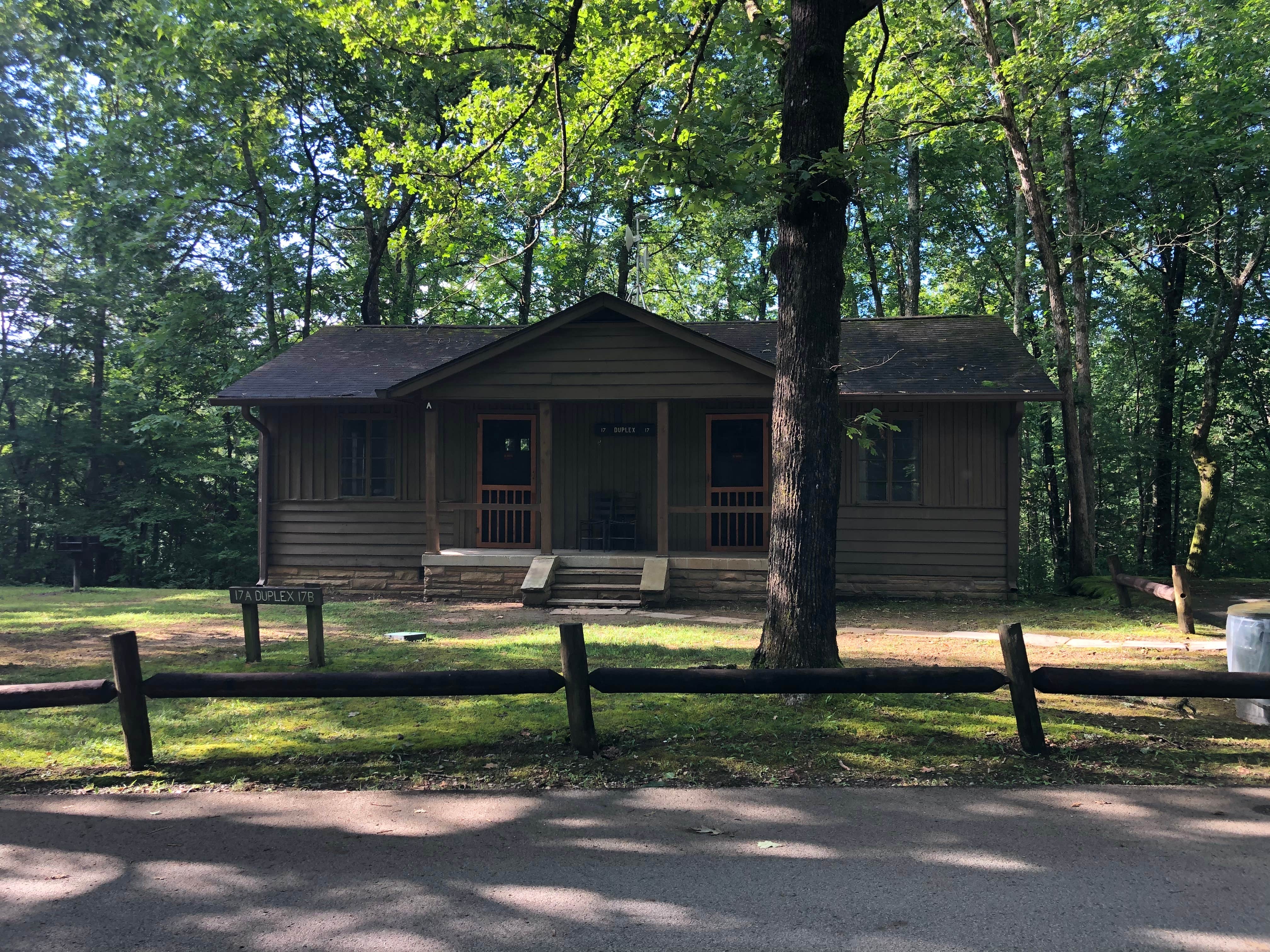 Lori H.'s photo of a cabin at Cumberland Mountain State Park Campground near Rockwood, TN