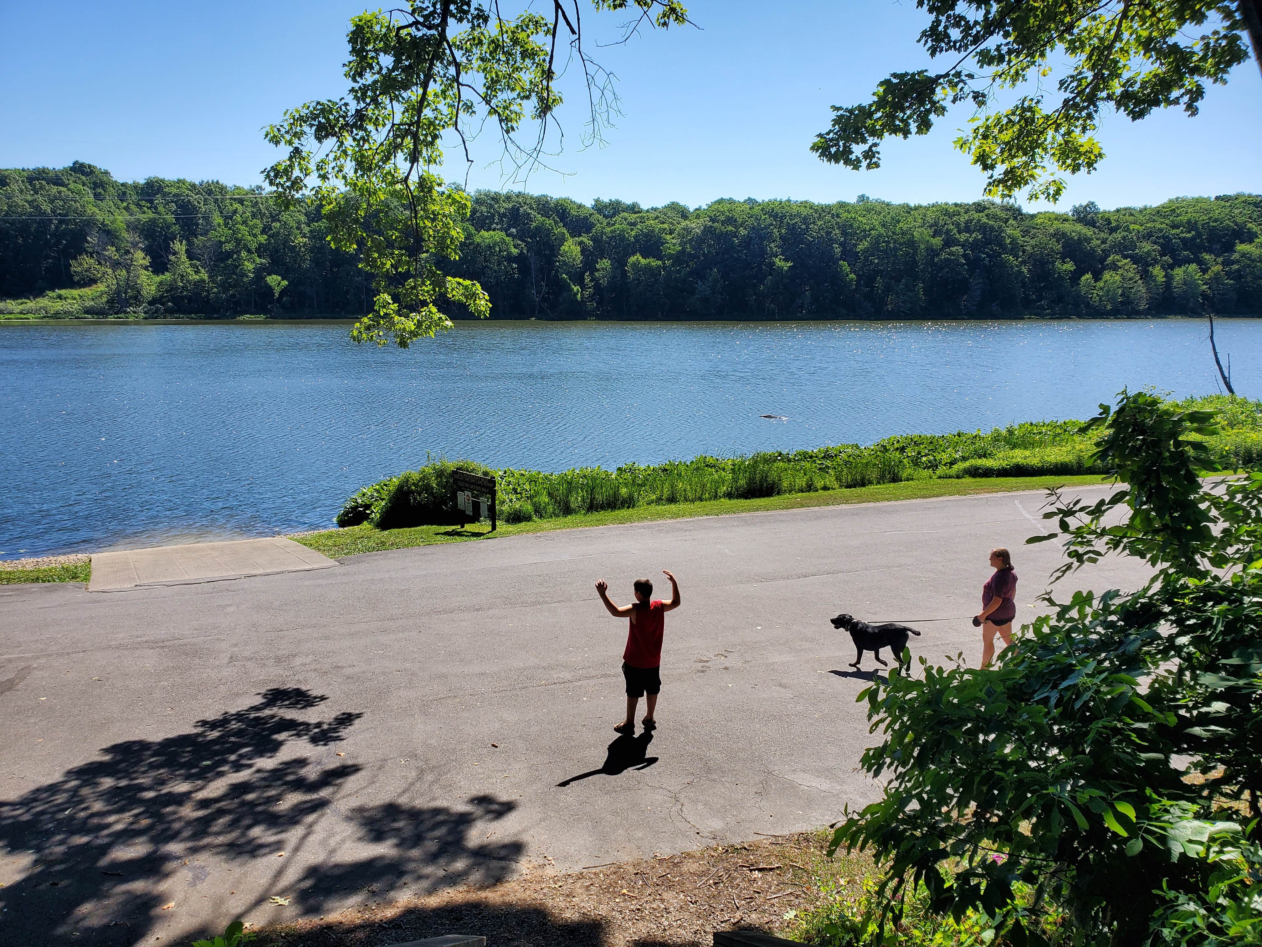 Jeremy C.'s photo of camping with pets at Chain O' Lakes State Park Campground near Goshen, IN