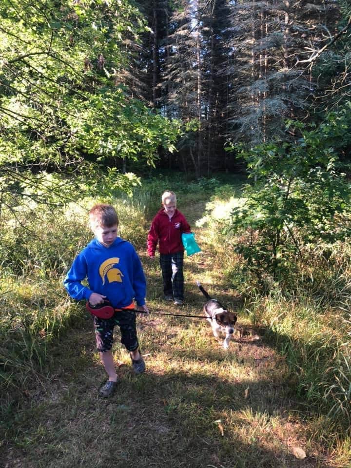 Tracey L.'s photo of camping with pets at Countryside Campground & Cabins near Clare, MI