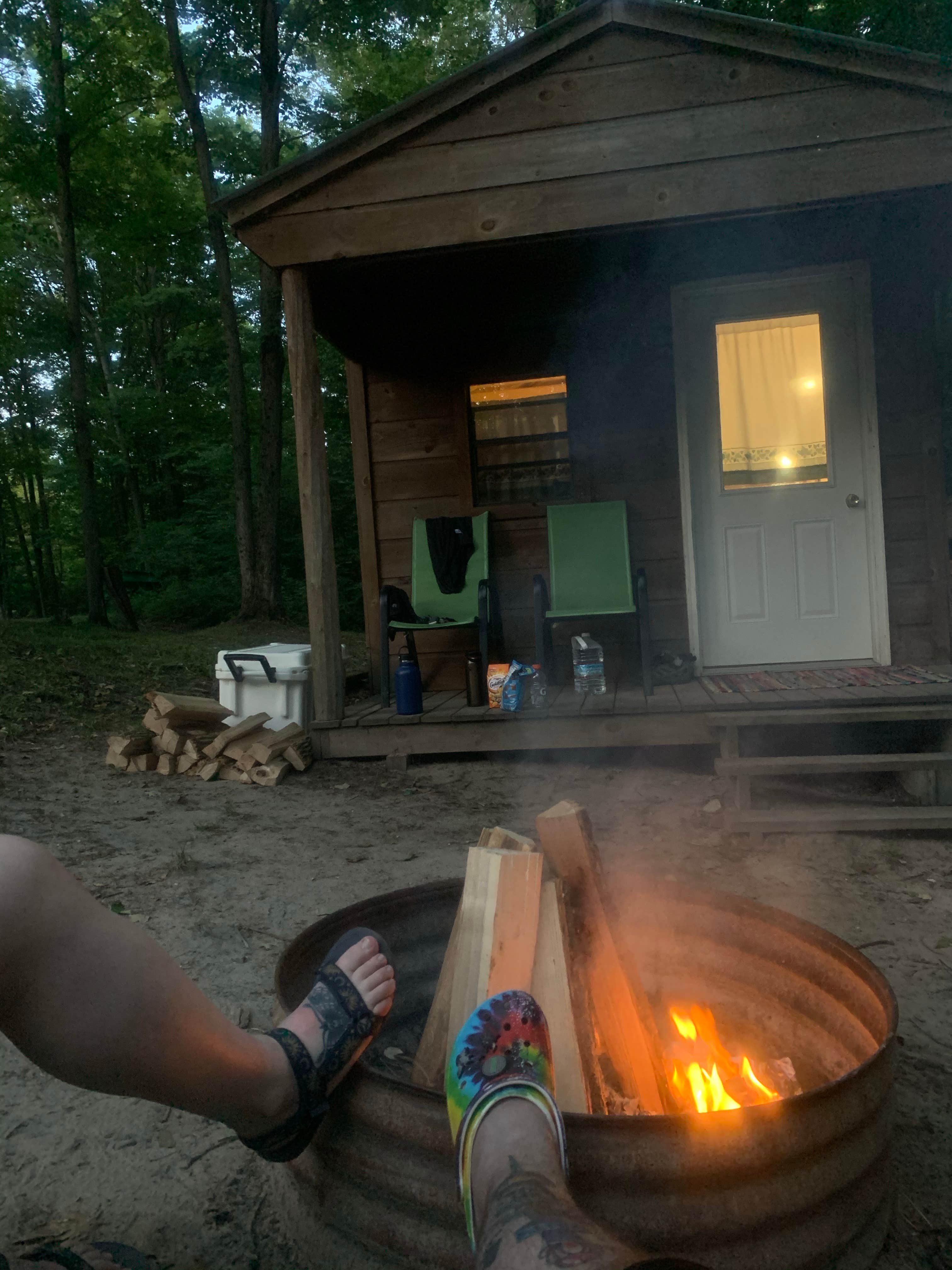 Camper-submitted photo at Cadillac Woods Campground near Lake, MI