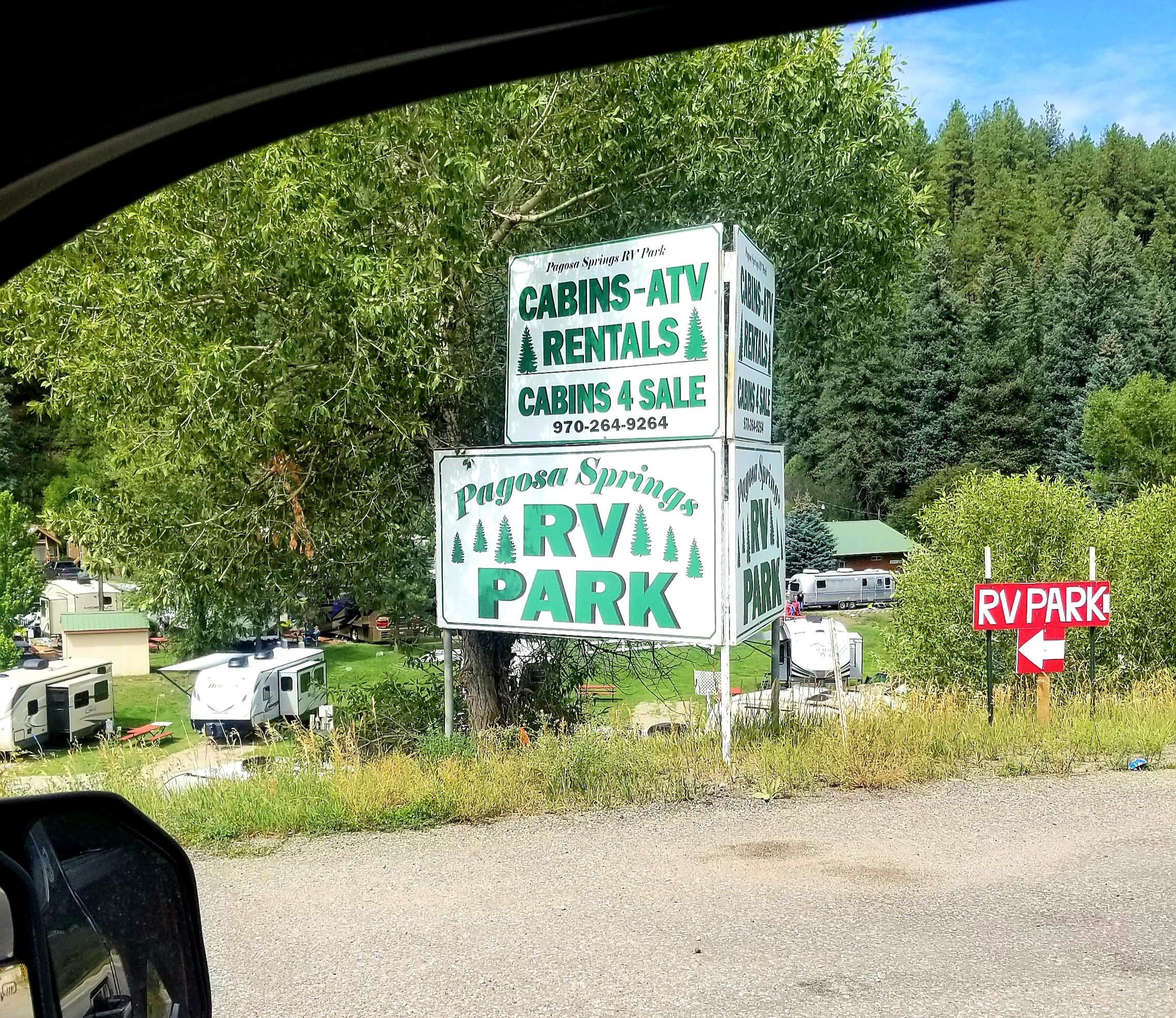 Camper-submitted photo at Pagosa Springs RV Park & Cabins near Tierra Amarilla, NM