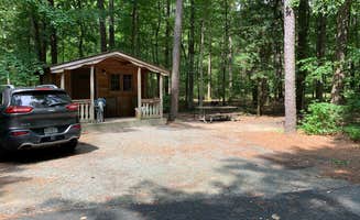 Laure D.'s photo of a cabin at Martinak State Park Campground near Ellendale, DE