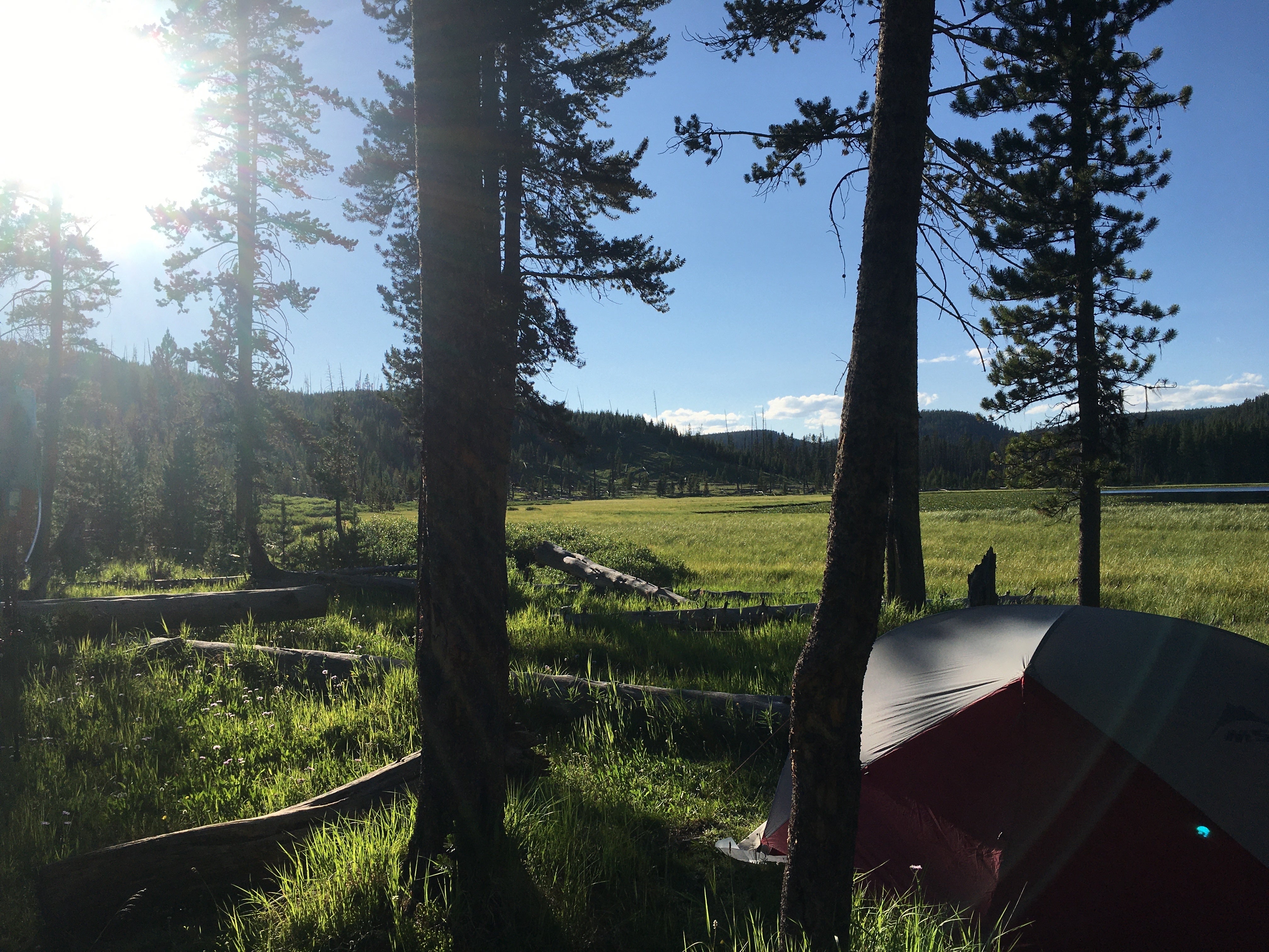 Camper submitted image from 4G7 Yellowstone National Park Backcountry — Yellowstone National Park - 3