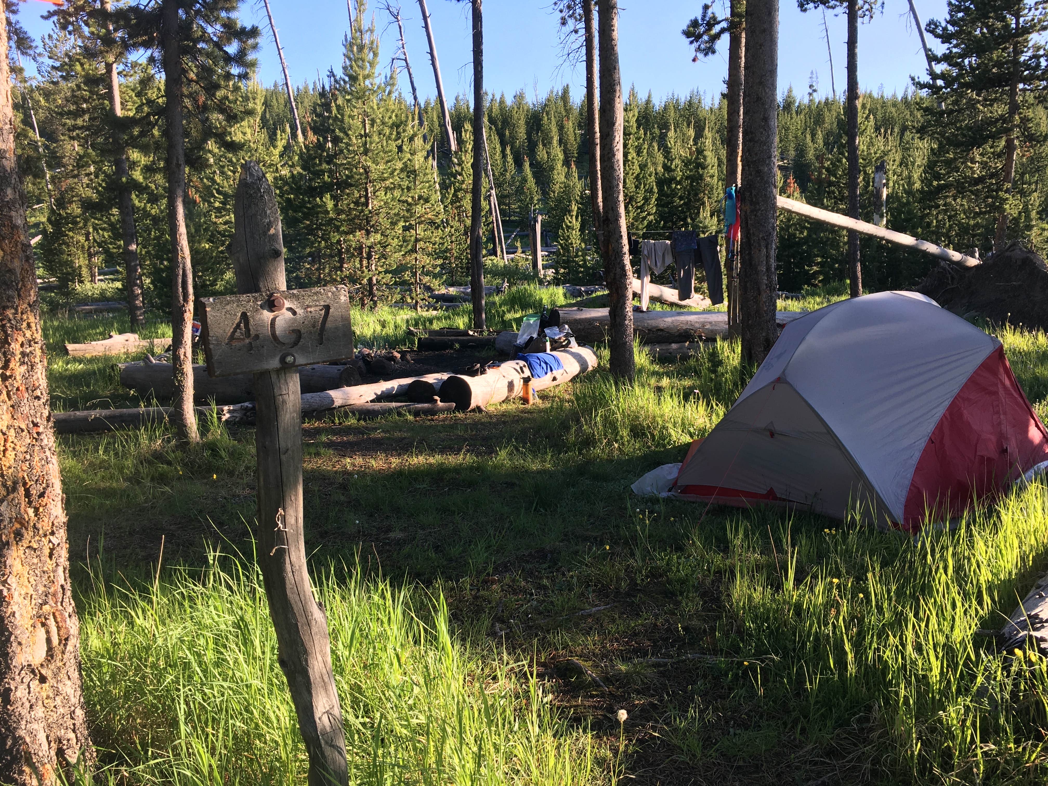 Camper submitted image from 4G7 Yellowstone National Park Backcountry — Yellowstone National Park - 4