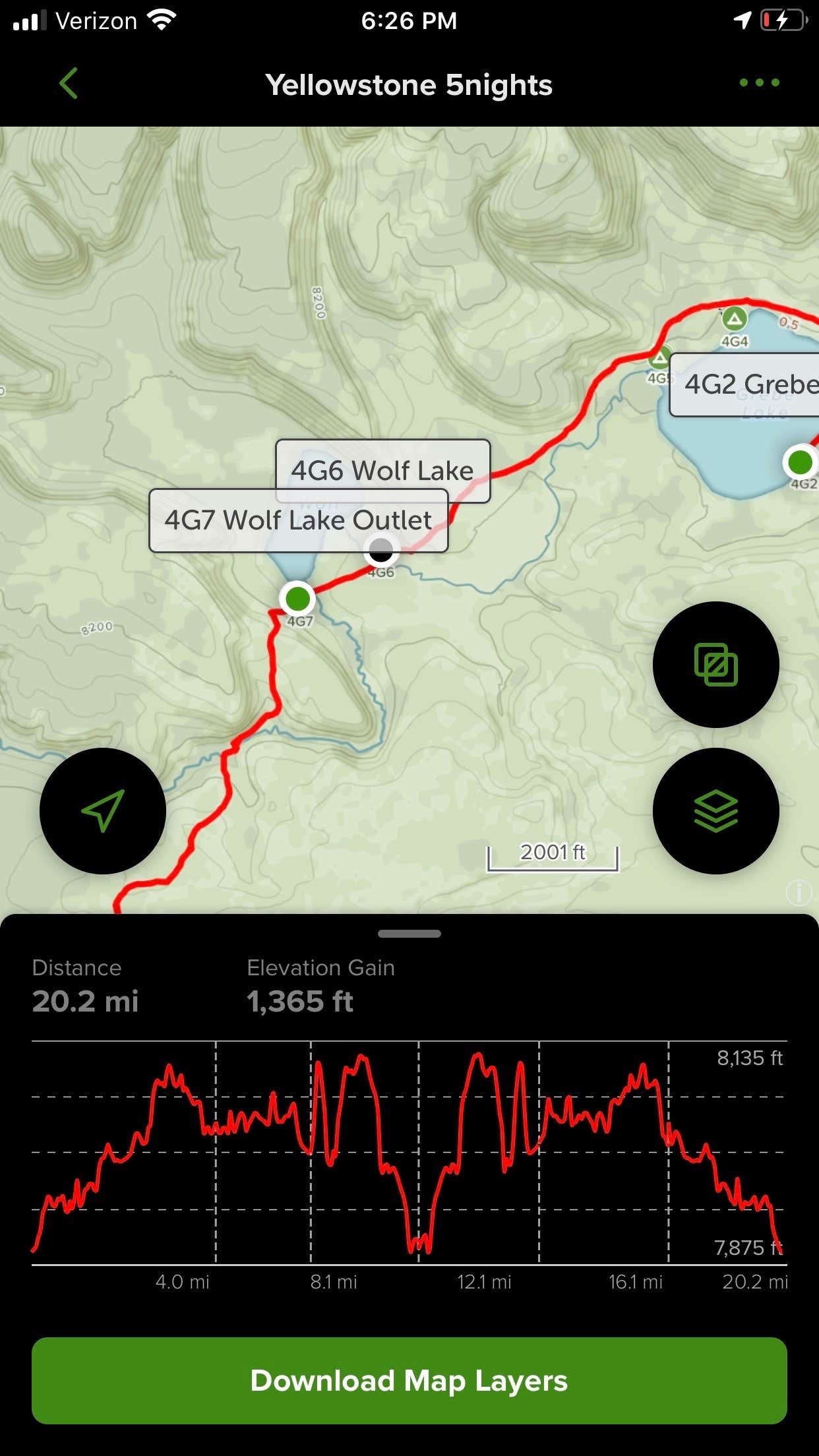 Camper submitted image from Backcountry site 4G7 at Wolf Lake - 4