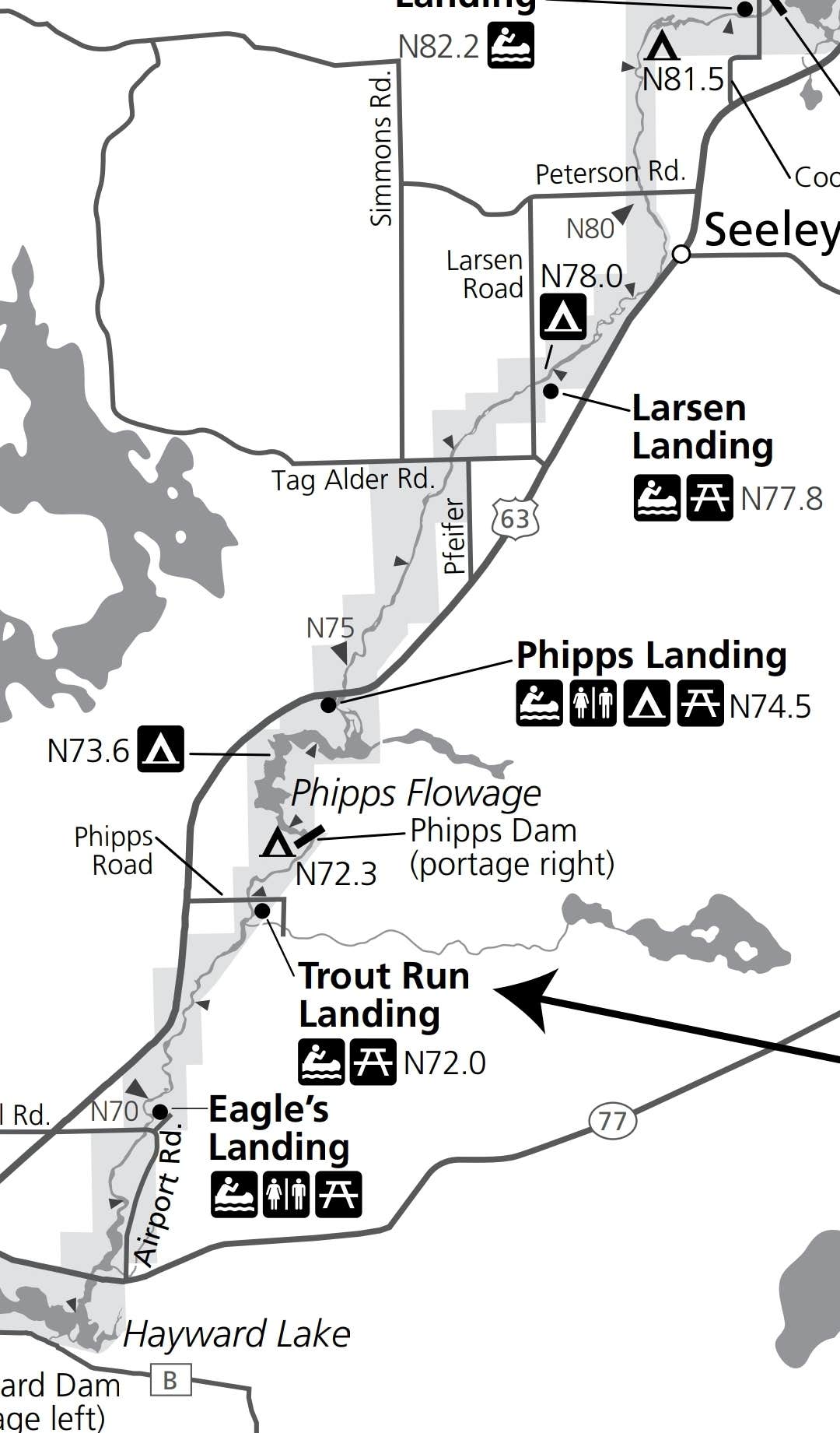 Camping near Roam Base Camp: Phipps Landing, Hayward, Wisconsin