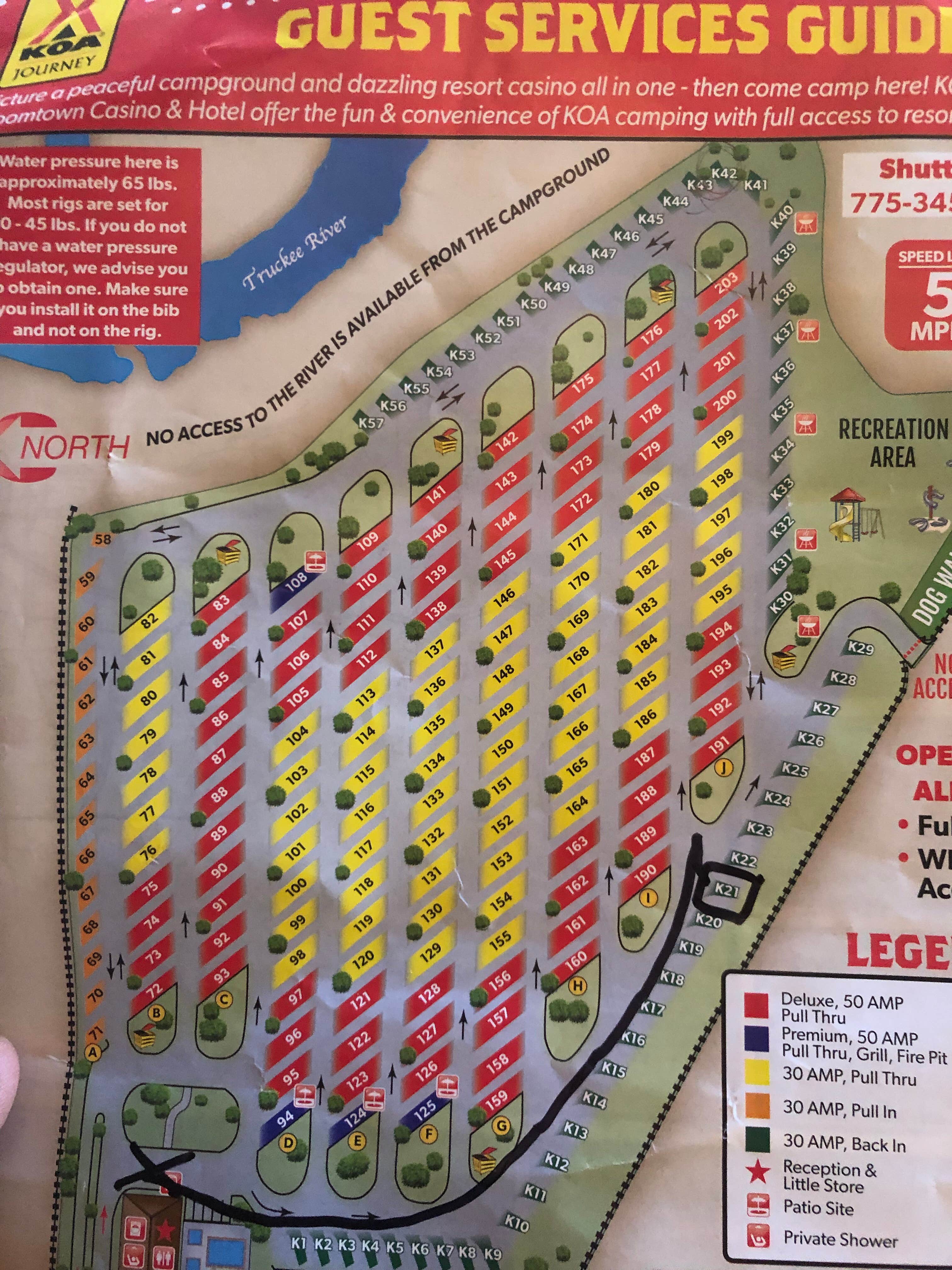 Camper-submitted photo at Reno KOA at Boomtown Casino near Floriston, CA