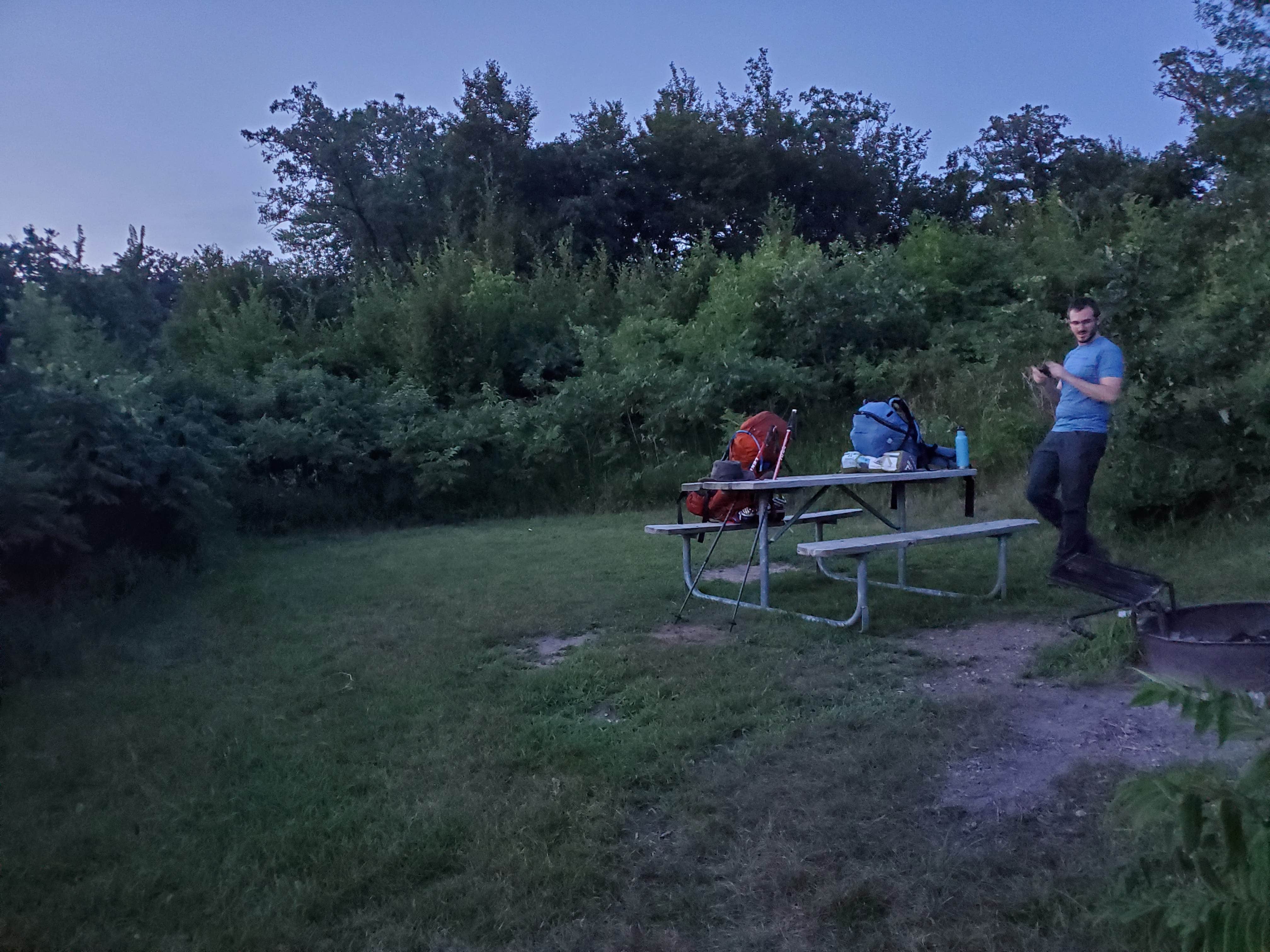 Christopher S.'s photo of tent camping at Preparation Canyon State Park Campground near Honey Creek, IA