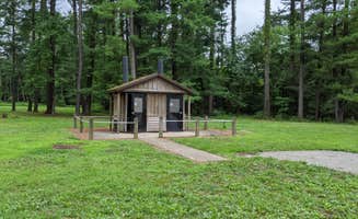 Stephen & Theresa B.'s photo of a cabin at Narrow Lake Campground — Greene Sullivan State Forest near Ellettsville, IN