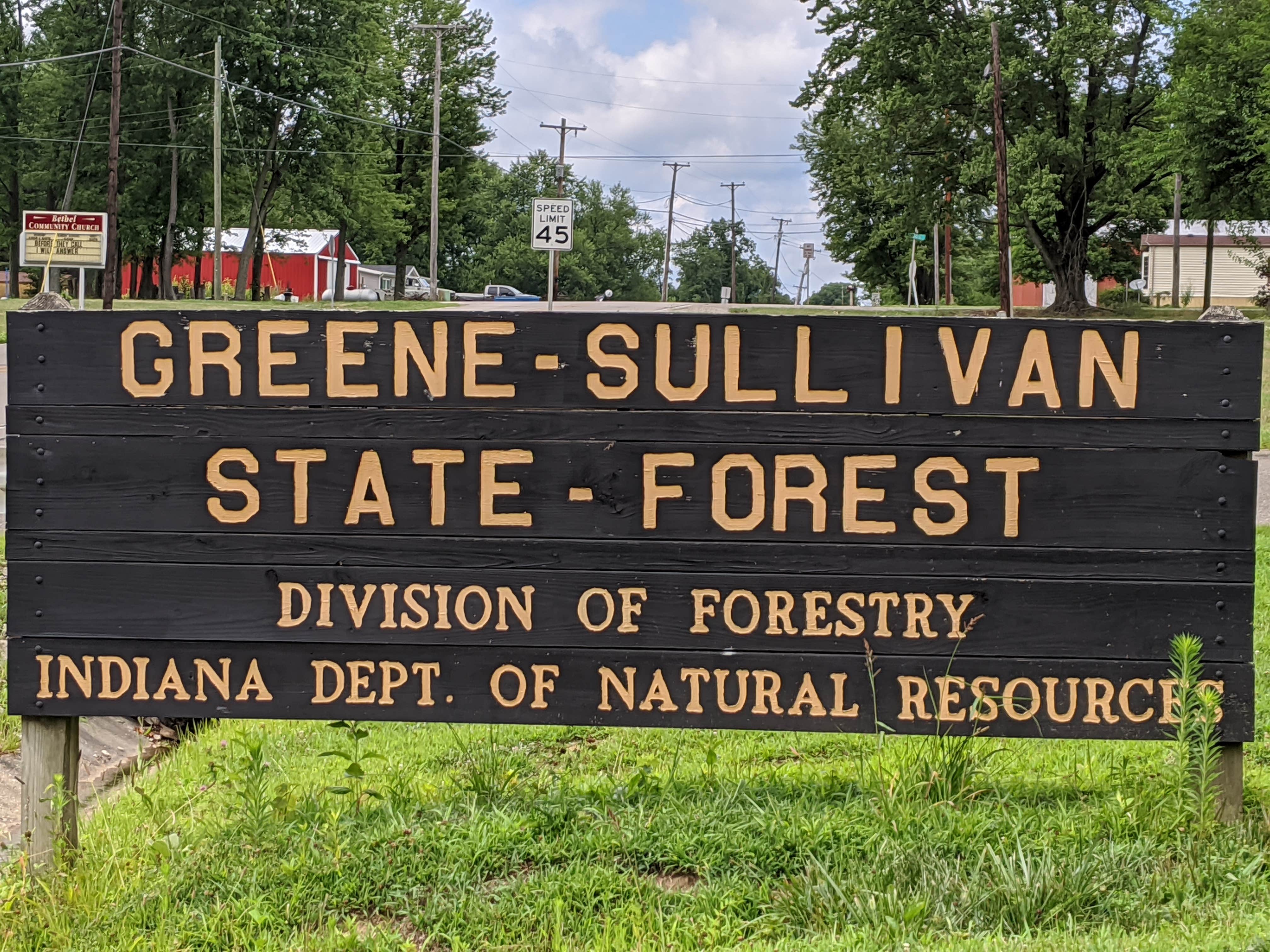 Camper-submitted photo at Narrow Lake Campground — Greene Sullivan State Forest near Loogootee, IN
