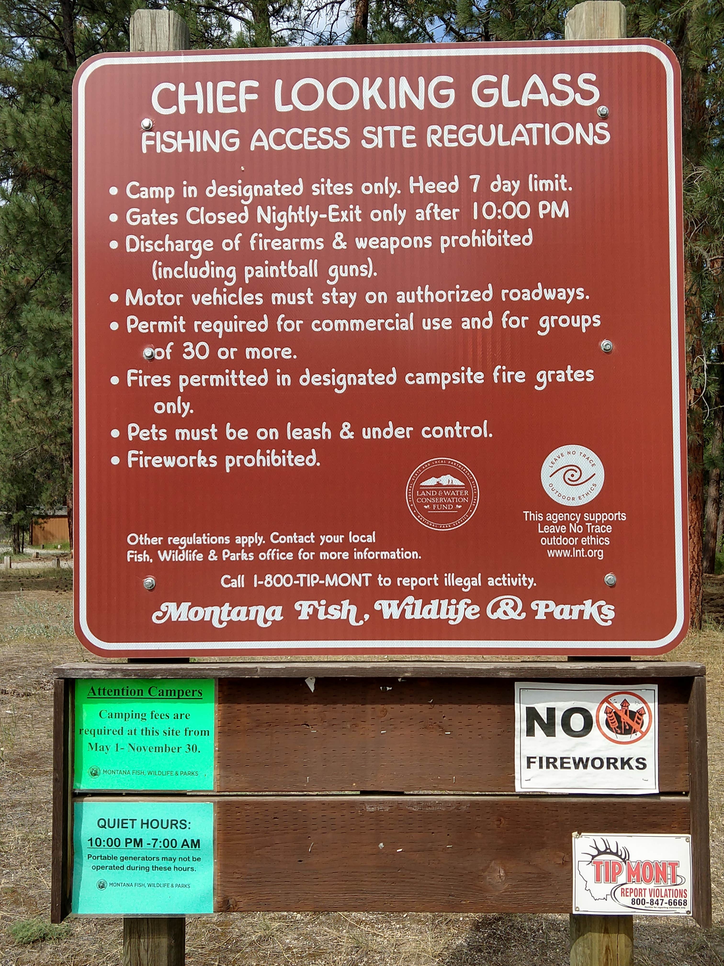 Camper-submitted photo at Chief Looking Glass Campground near Lolo, MT