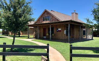 FallsTx76310! D.'s photo of a cabin at Yogi Bear's Jellystone Park Camp-Resort Wichita Falls near Bowie, TX