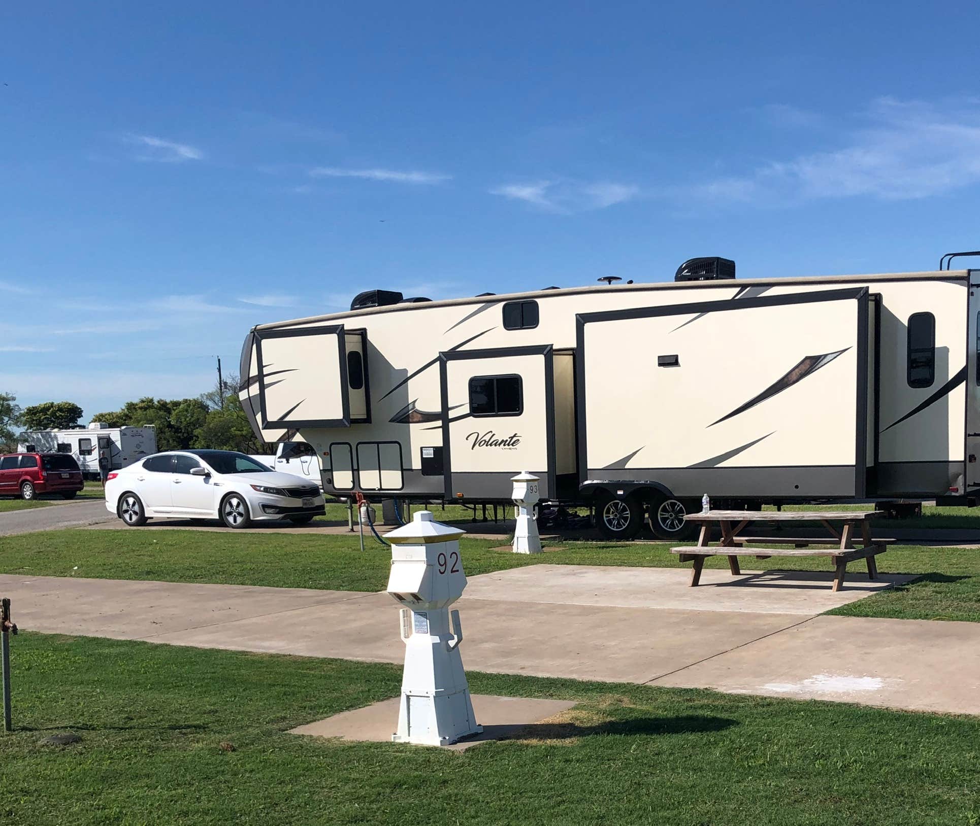 FallsTx76310! D.'s photo of rv camping at Yogi Bear's Jellystone Park Camp-Resort Wichita Falls near Burkburnett, TX