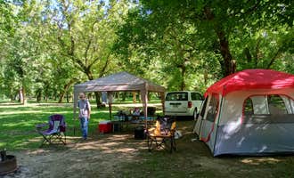 Camping near Love's RV Hookup-Lancaster OH 872: Hocking Hills Camping & Canoe, Rockbridge, Ohio