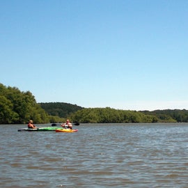 The biggest attraction for us was kayaking on the river.