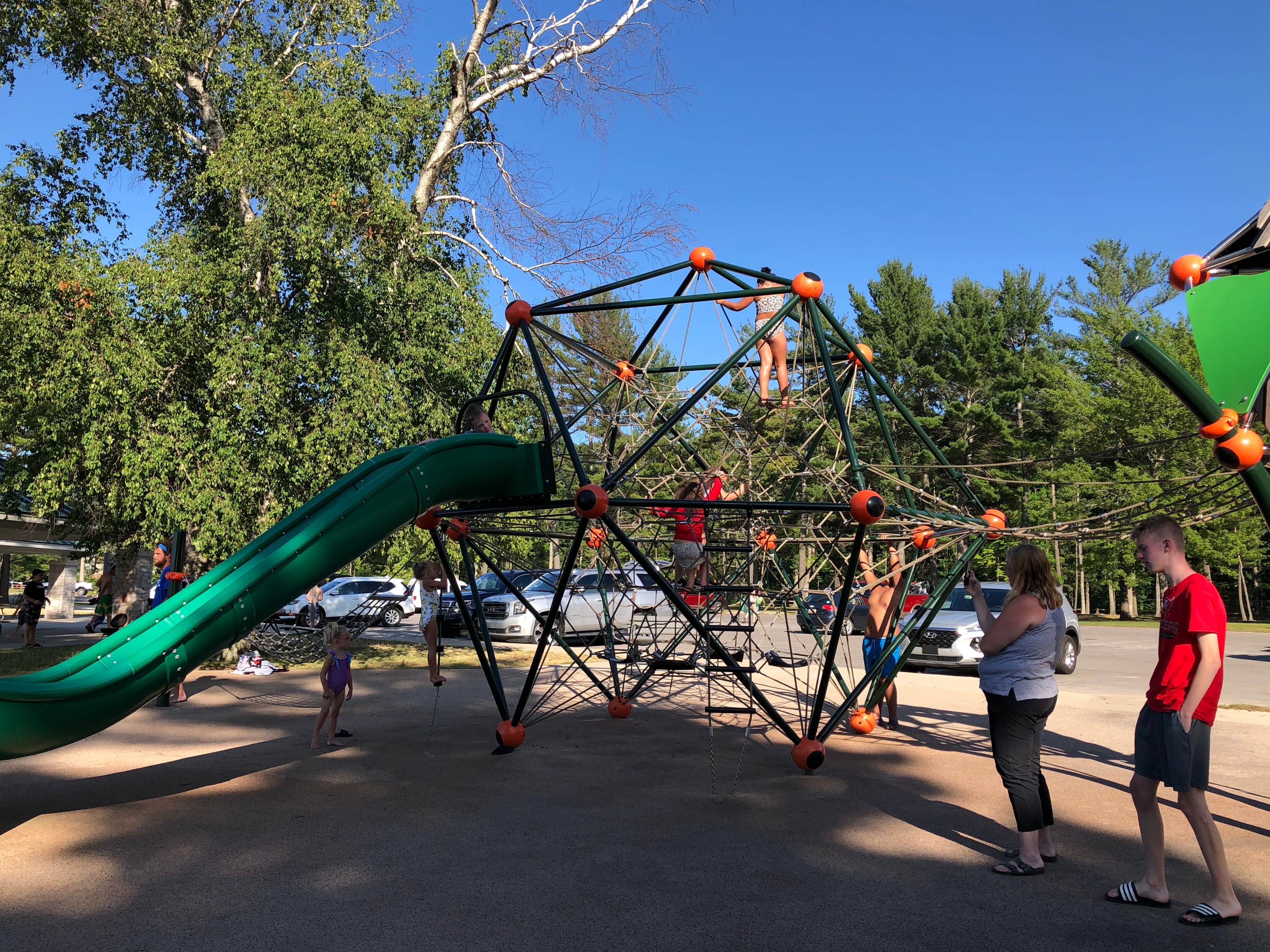 Camper-submitted photo at Silver Lake State Park Campground near Montague, MI