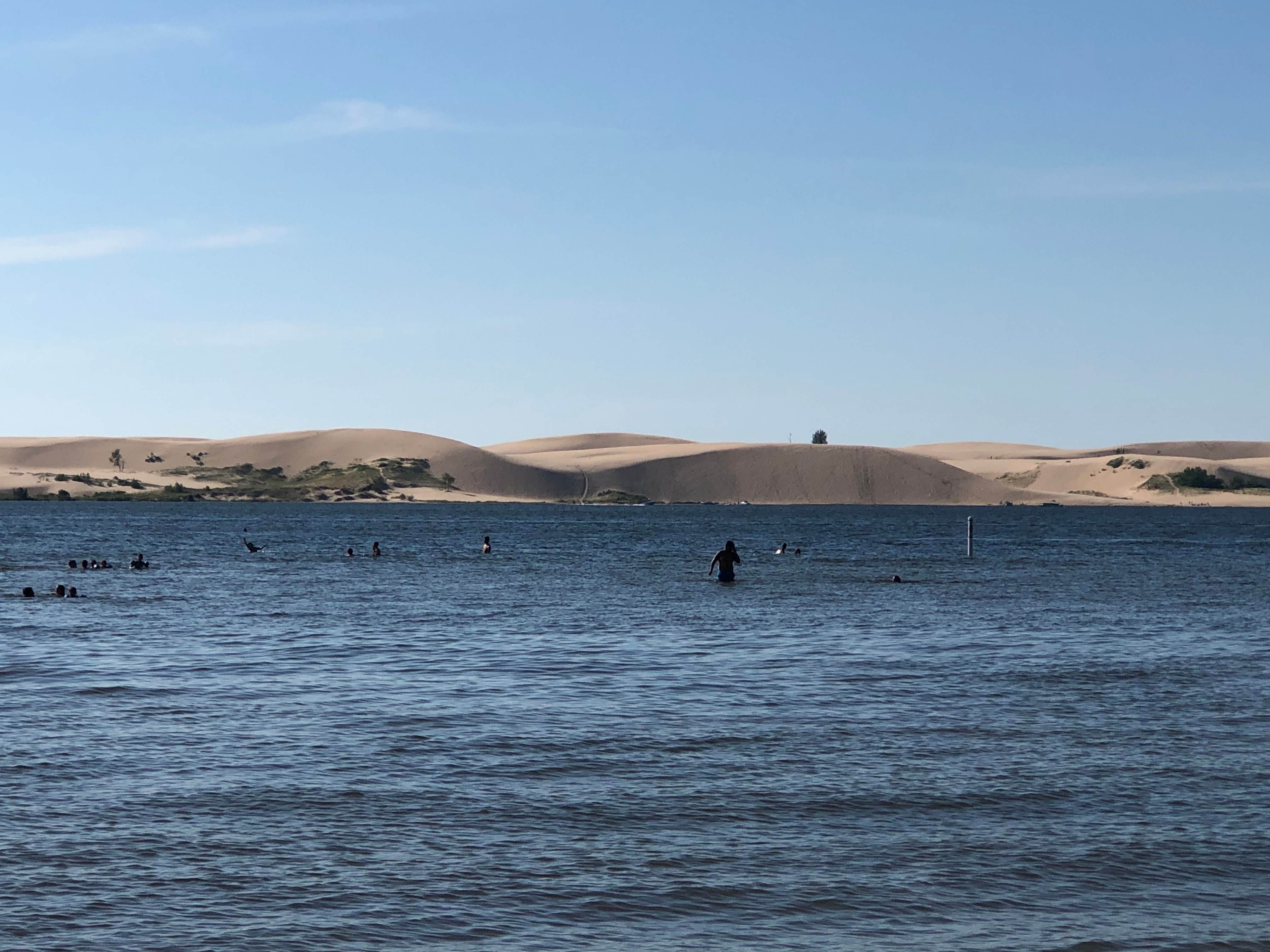 Camper-submitted photo at Silver Lake State Park Campground near Montague, MI