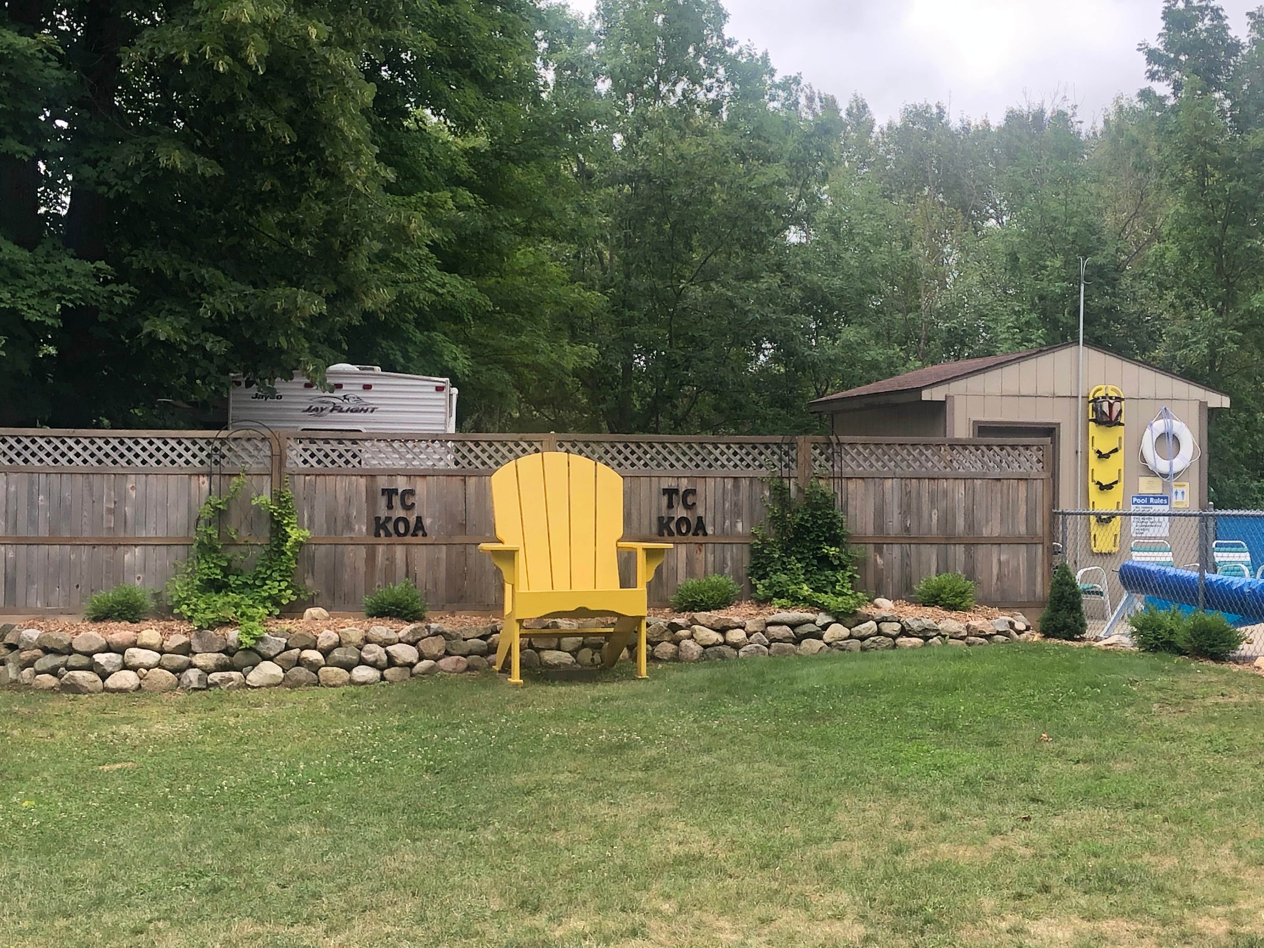 Camper-submitted photo at Traverse City KOA near South Boardman, MI