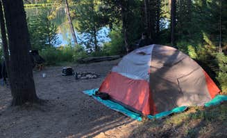Lindy B.'s photo of tent camping at Lemolo Lake in Oregon