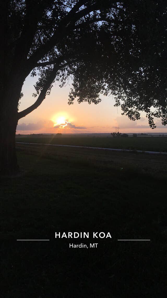 Camper-submitted photo at Hardin KOA near Fort Smith, MT
