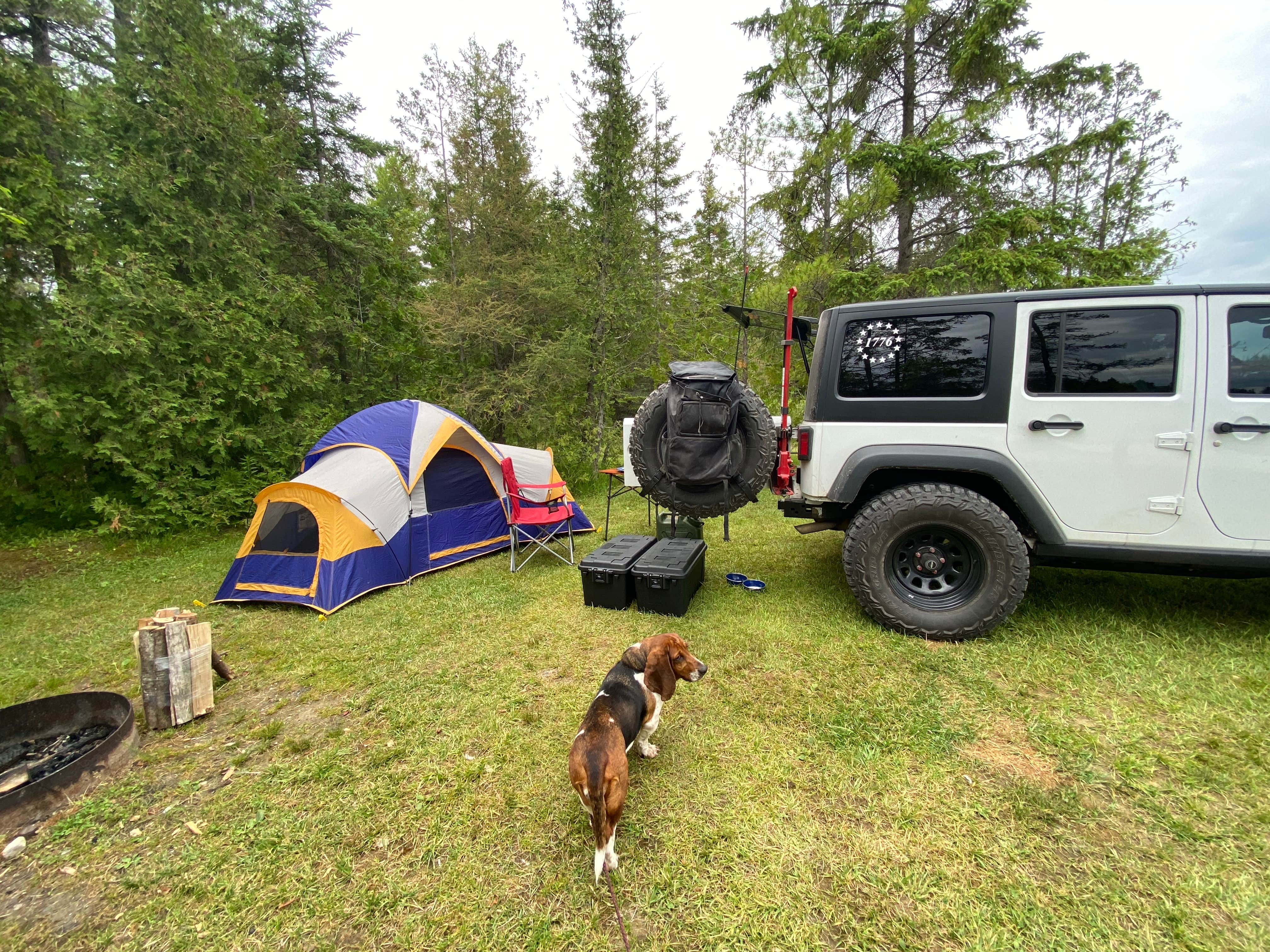 Brian N.'s photo at Castle Rock Lakeview Campground near St. Ignace, MI