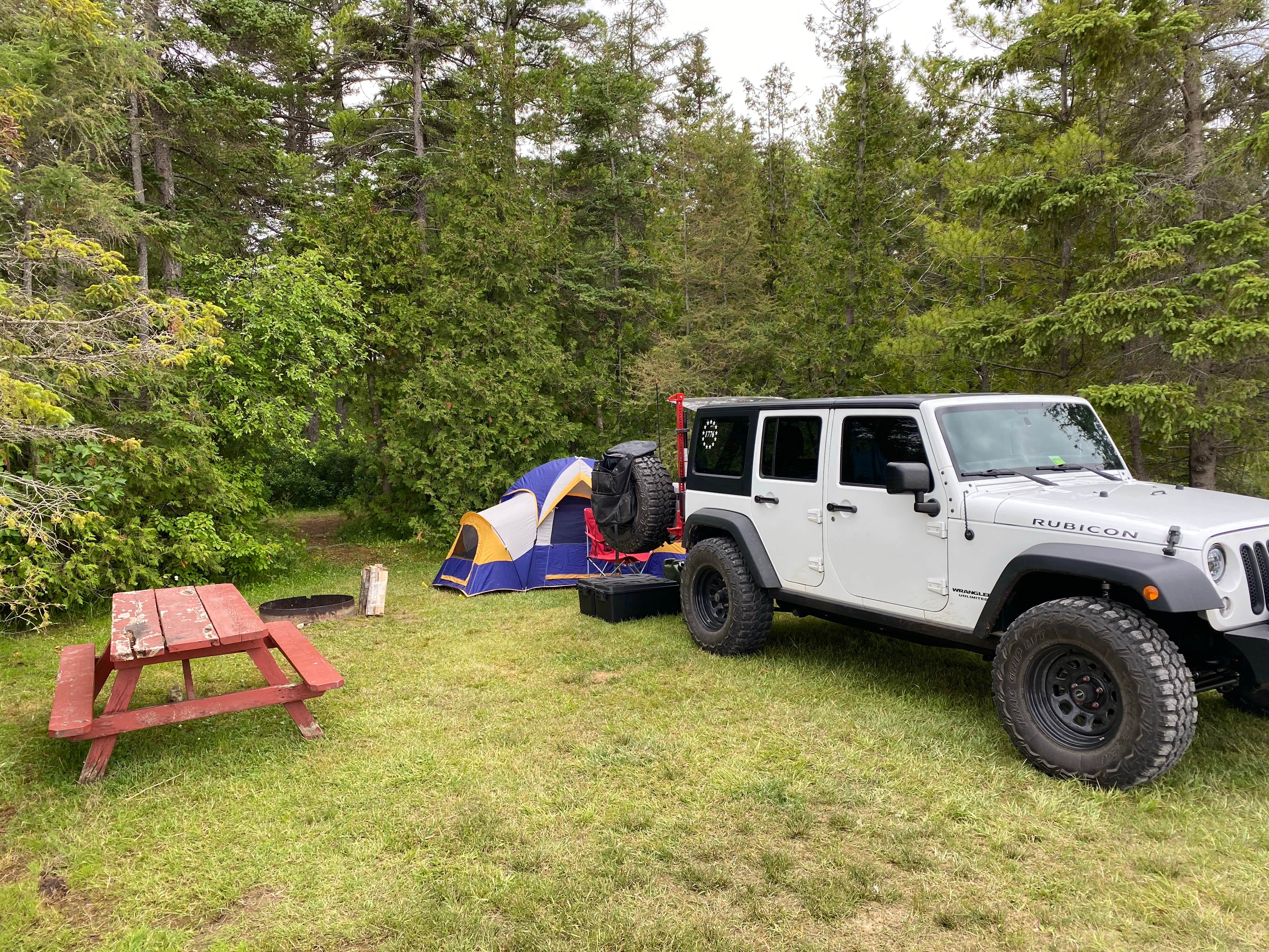 Brian N.'s photo at Castle Rock Lakeview Campground near Carp Lake, MI