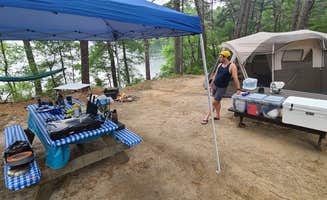 Tim S.'s photo at Curlew Pond Campground — Myles Standish State Forest near Plympton, MA