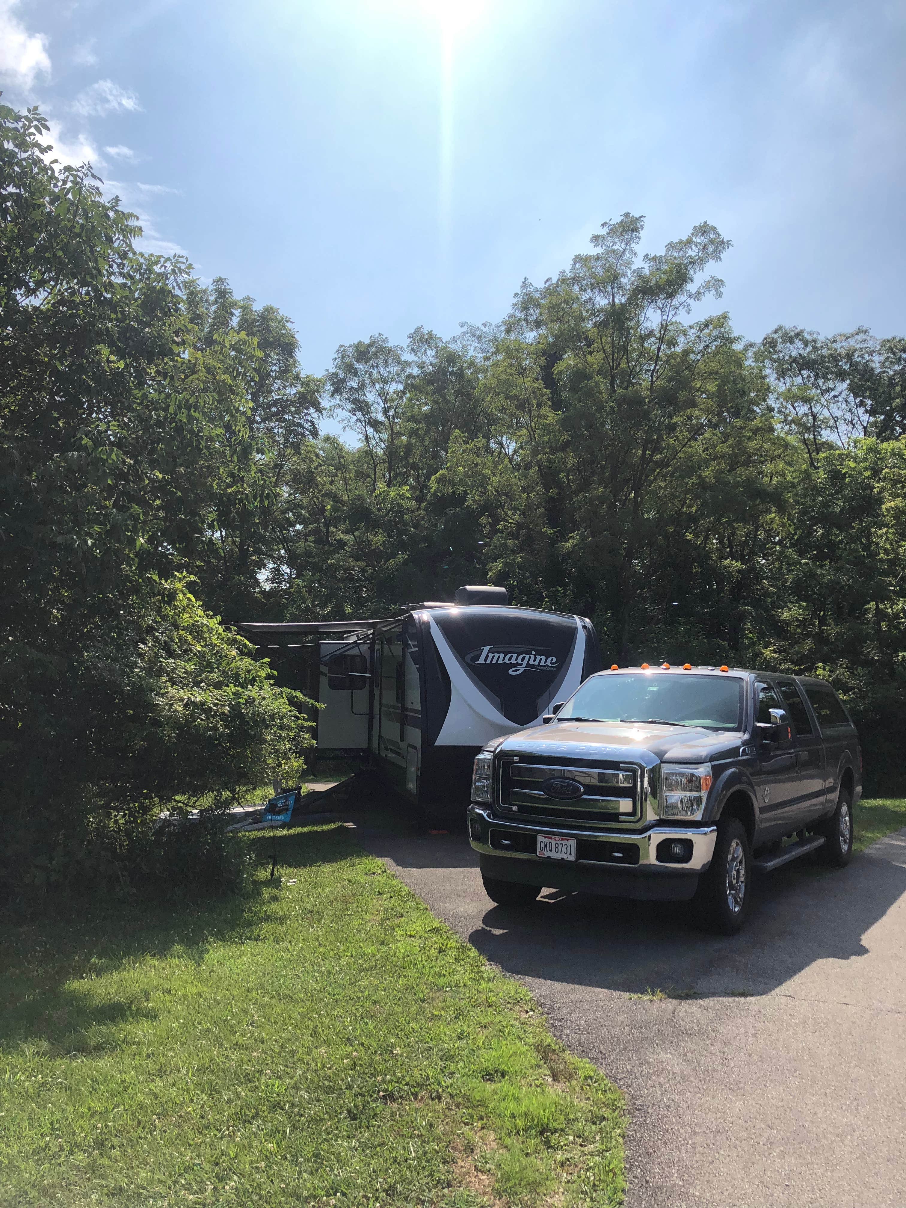 Andrea F.'s photo of rv camping at Deer Creek State Park Campground near Ashville, OH