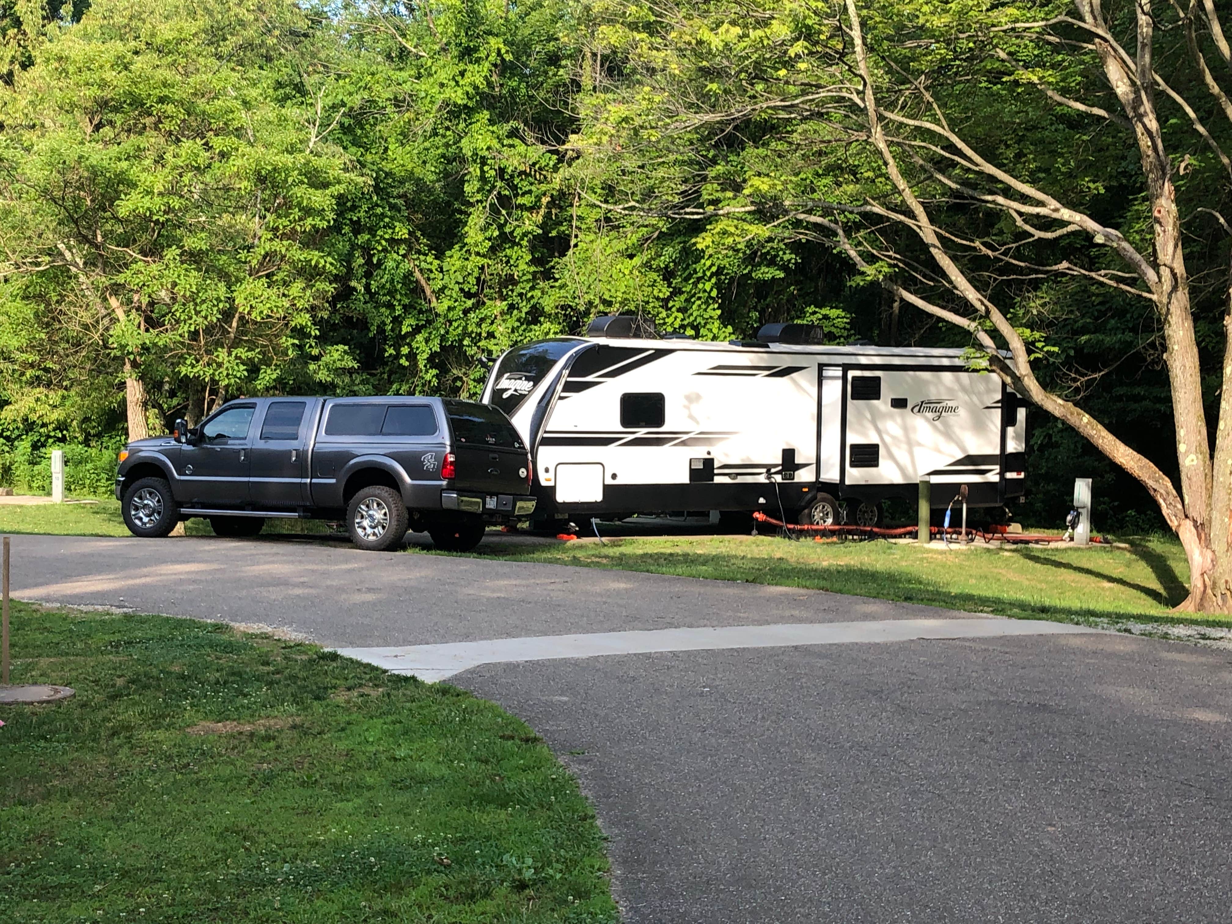 Andrea F.'s photo of rv camping at Barkcamp State Park Campground near Cumberland, OH