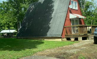 Rebecca F.'s photo of glamping accommodations at Lazy Village Campground & RV Park near Chillicothe, OH