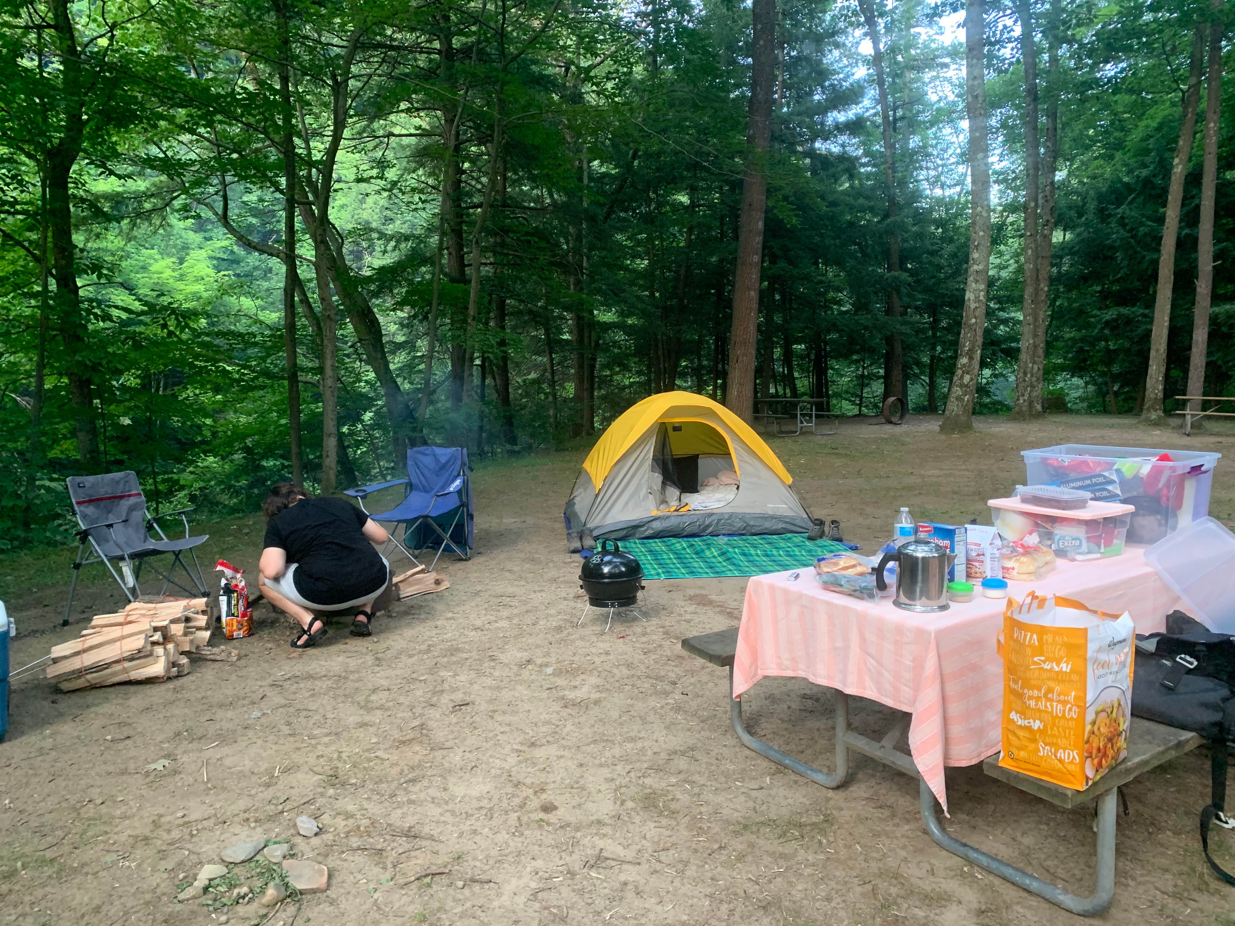 Rebecca L.'s photo at Stony Brook State Park Campground near Portageville, NY
