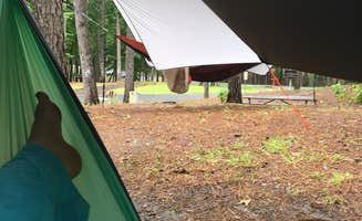 Jolie D.'s photo of tent camping at Wind Creek State Park Campground near Talladega National Forest