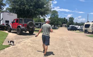Layla D.'s photo of camping with pets at Rayford Crossing RV Resort near Houston, TX