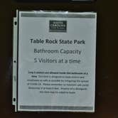 Review photo of Table Rock State Park Campground by Myron C., July 31, 2020