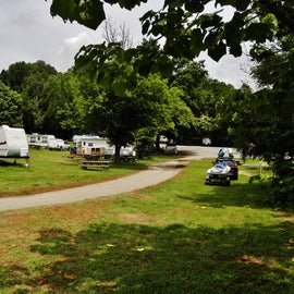 Here is a view of some of the short-term campsites.