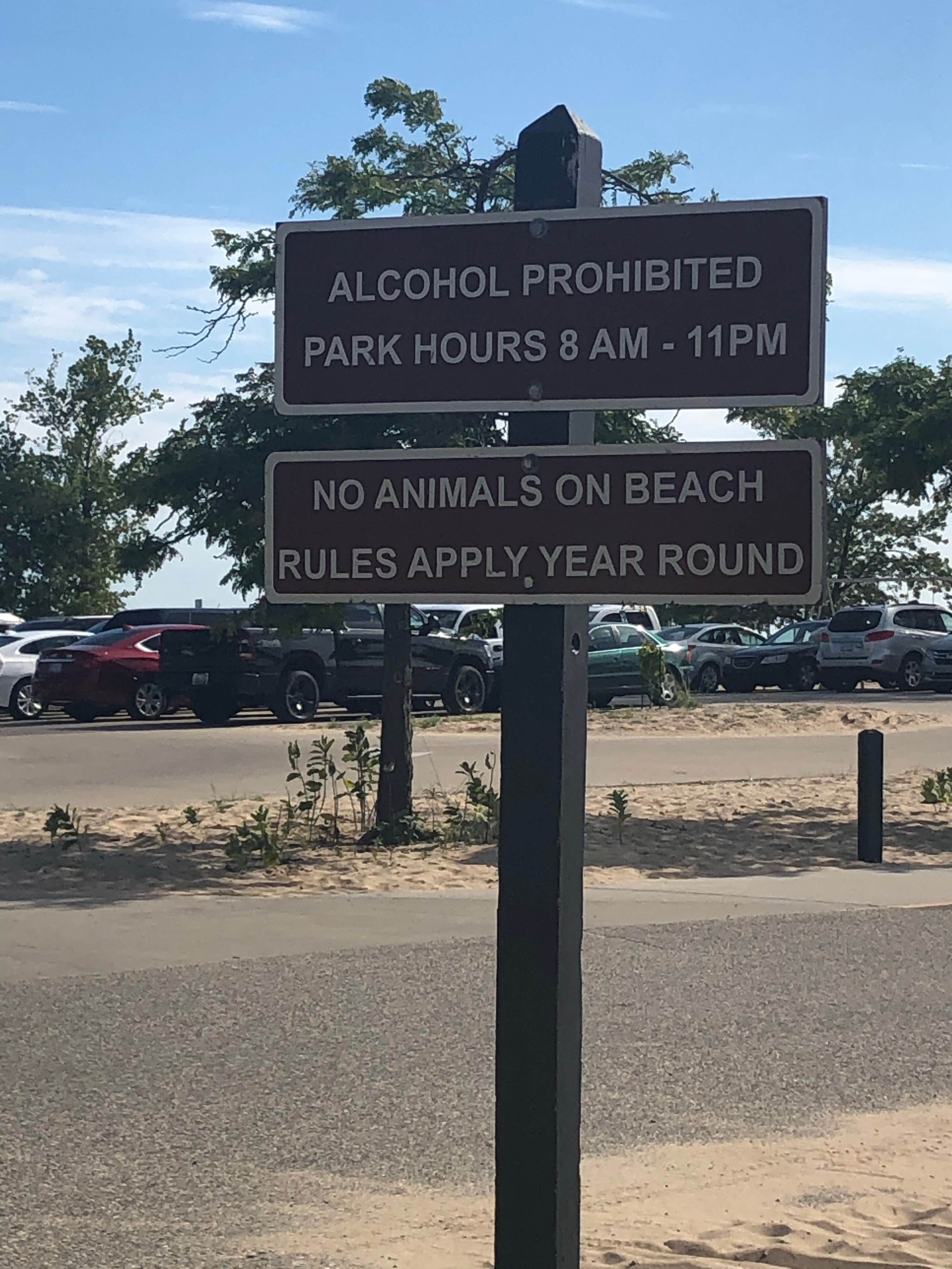 Camper-submitted photo at Grand Haven State Park Campground near Coopersville, MI