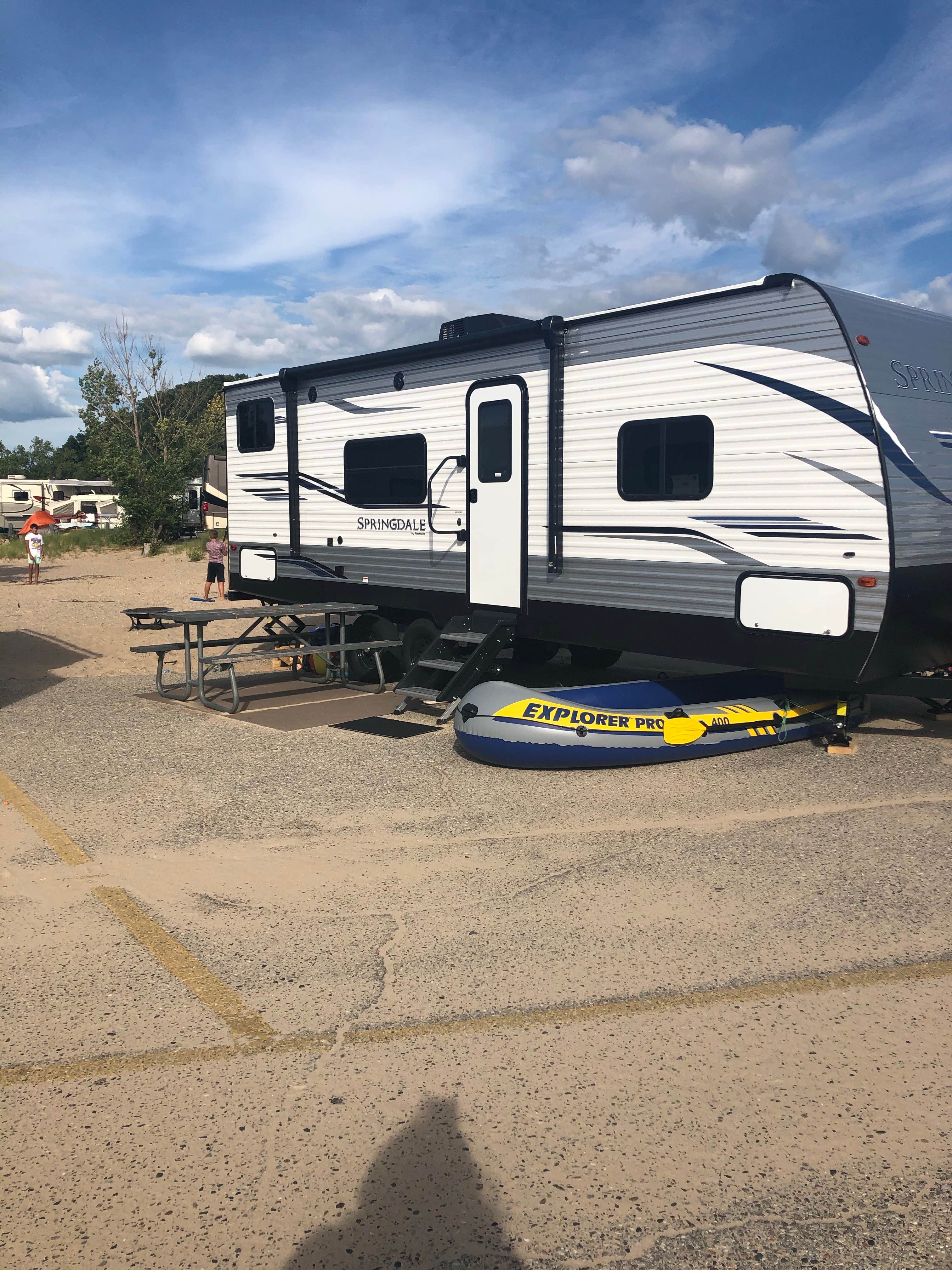 Shelly B.'s photo of rv camping at Grand Haven State Park Campground near Muskegon, MI
