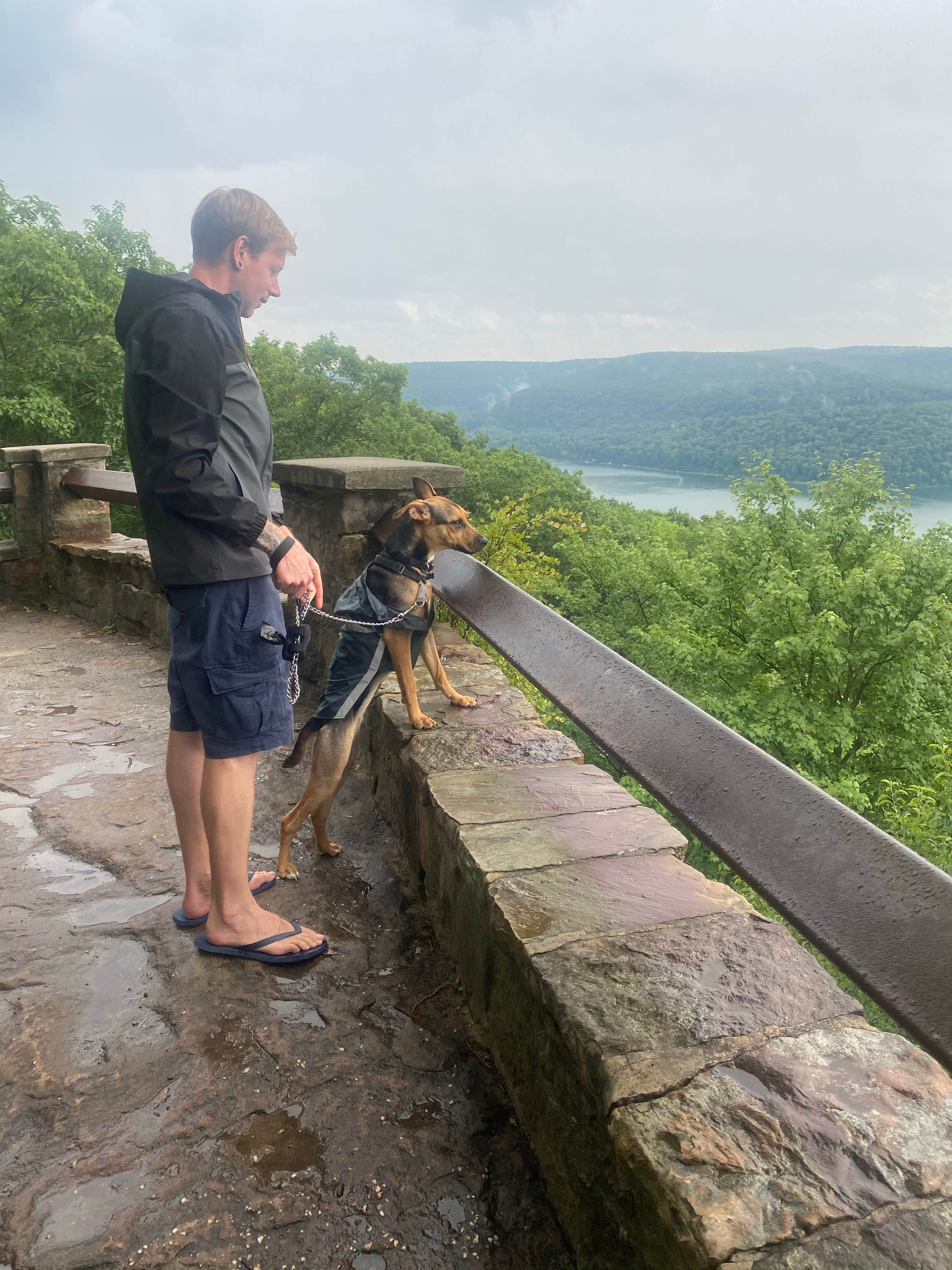 Sheila P.'s photo of camping with pets at Red Bridge Recreation Area - Allegheny National Forest near Ludlow, PA